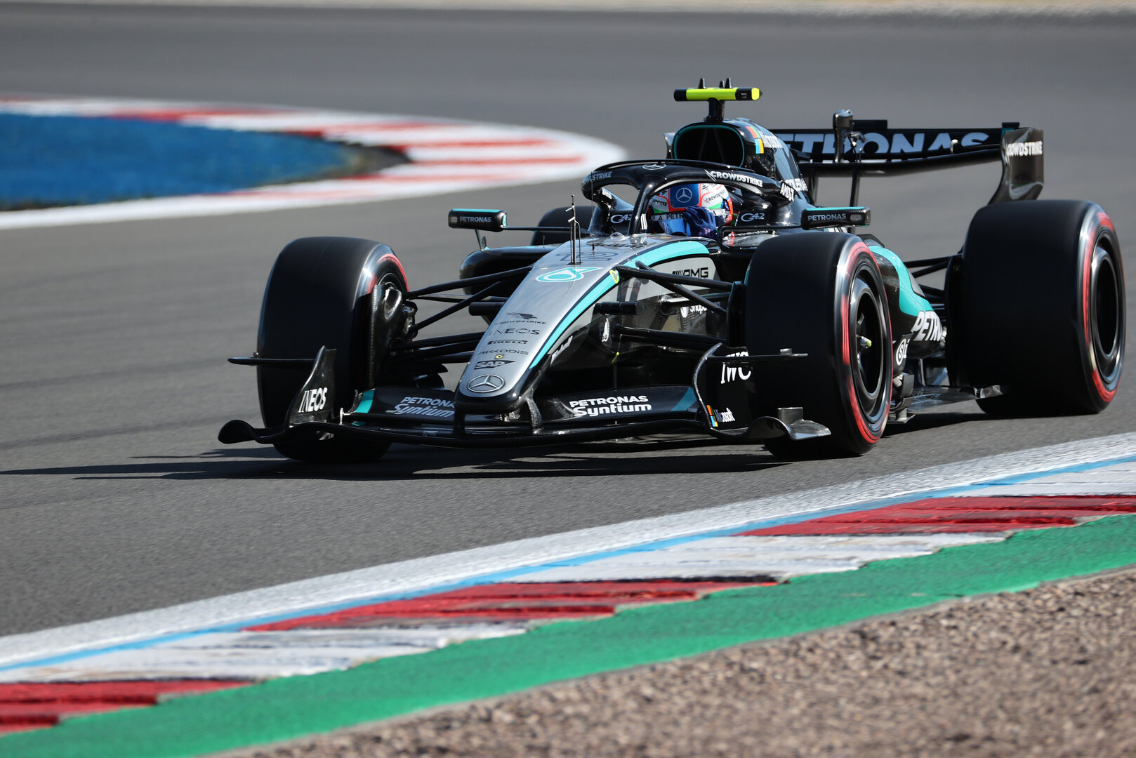 GP GRAN BRETAGNA, Andrea Kimi Antonelli (ITA) Mercedes AMG Formula One Team W17.
03.07.2026. Formula 1 World Championship, Rd 9, British Grand Prix, Silverstone, England, Sprint Qualifiche Day.
- www.xpbimages.com, EMail: requests@xpbimages.com © Copyright: Davenport / XPB Images