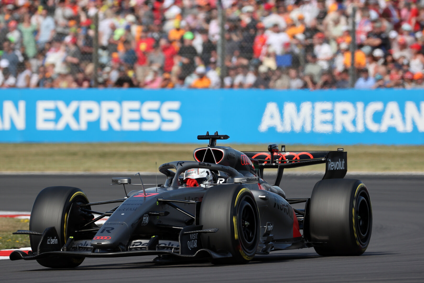 GP GRAN BRETAGNA, Nico Hulkenberg (GER) Audi F1 Team R26.
03.07.2026. Formula 1 World Championship, Rd 9, British Grand Prix, Silverstone, England, Sprint Qualifiche Day.
- www.xpbimages.com, EMail: requests@xpbimages.com © Copyright: Davenport / XPB Images