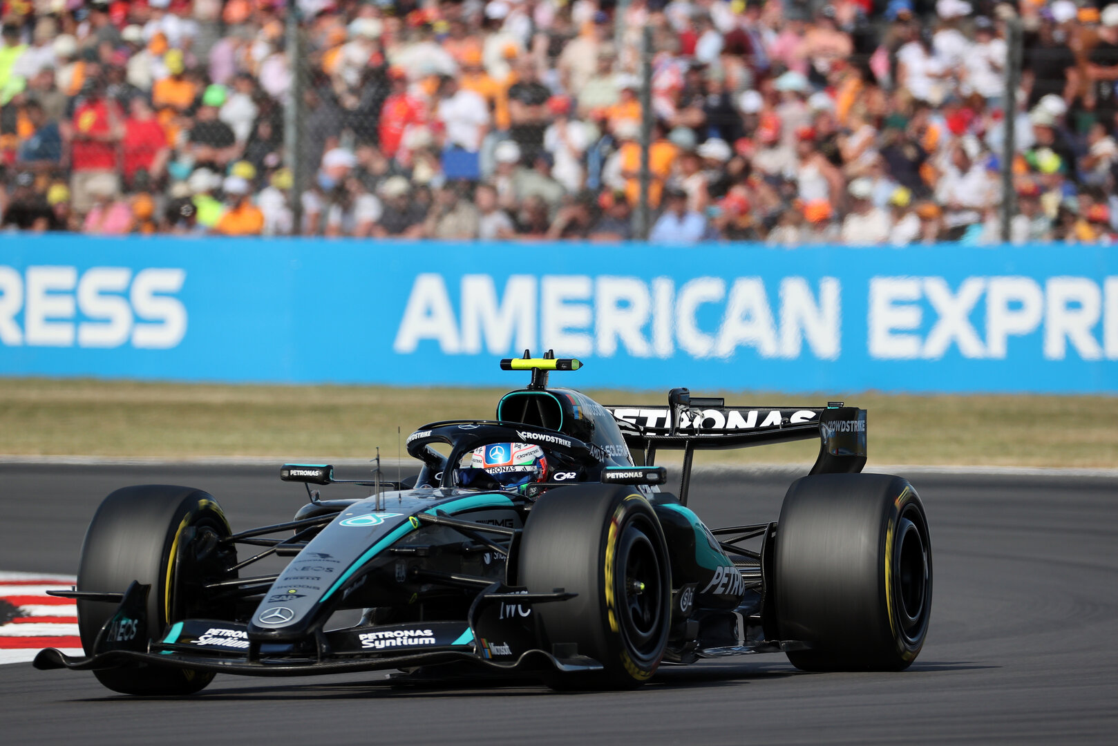 GP GRAN BRETAGNA, Andrea Kimi Antonelli (ITA) Mercedes AMG Formula One Team W17.
03.07.2026. Formula 1 World Championship, Rd 9, British Grand Prix, Silverstone, England, Sprint Qualifiche Day.
- www.xpbimages.com, EMail: requests@xpbimages.com © Copyright: Davenport / XPB Images