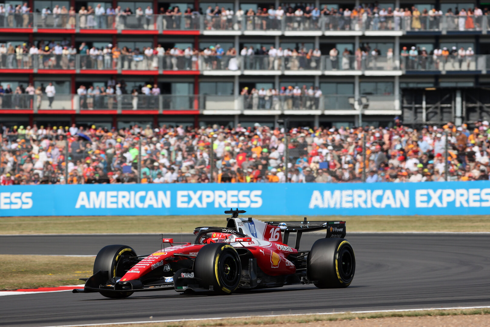GP GRAN BRETAGNA, Charles Leclerc (MON) Ferrari SF-26.
03.07.2026. Formula 1 World Championship, Rd 9, British Grand Prix, Silverstone, England, Sprint Qualifiche Day.
- www.xpbimages.com, EMail: requests@xpbimages.com © Copyright: Davenport / XPB Images