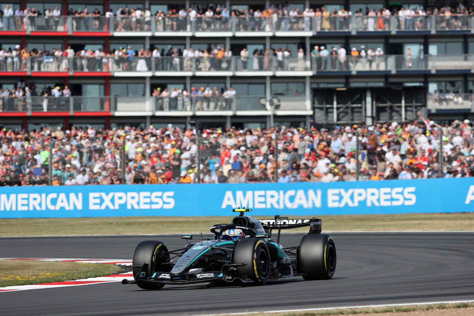 GP GRAN BRETAGNA, Andrea Kimi Antonelli (ITA) Mercedes AMG Formula One Team W17.
03.07.2026. Formula 1 World Championship, Rd 9, British Grand Prix, Silverstone, England, Sprint Qualifiche Day.
- www.xpbimages.com, EMail: requests@xpbimages.com © Copyright: Davenport / XPB Images