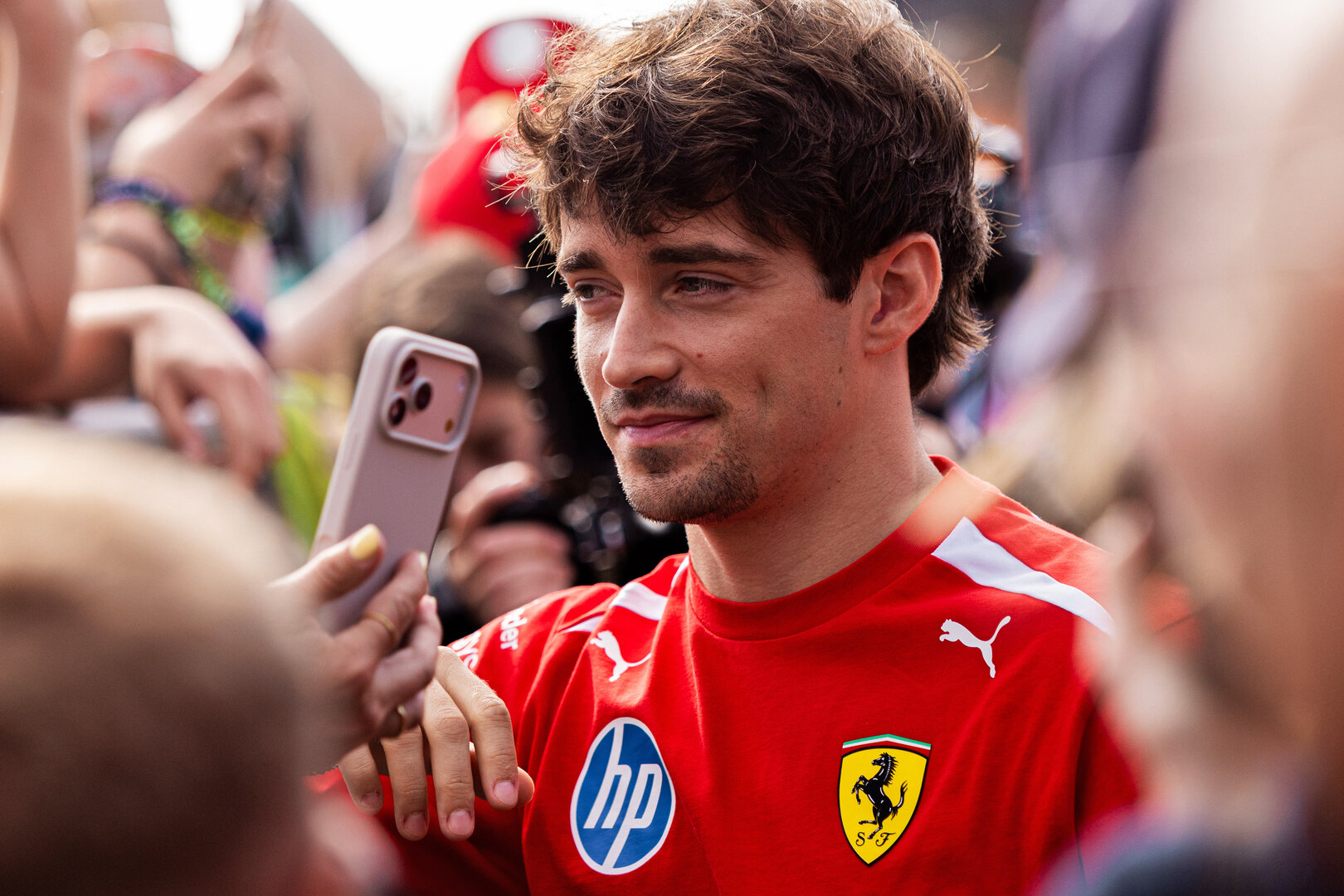 GP GRAN BRETAGNA, Charles Leclerc (MON) Ferrari.
03.07.2026. Formula 1 World Championship, Rd 9, British Grand Prix, Silverstone, England, Sprint Qualifiche Day.
 - www.xpbimages.com, EMail: requests@xpbimages.com © Copyright: Denny / XPB Images