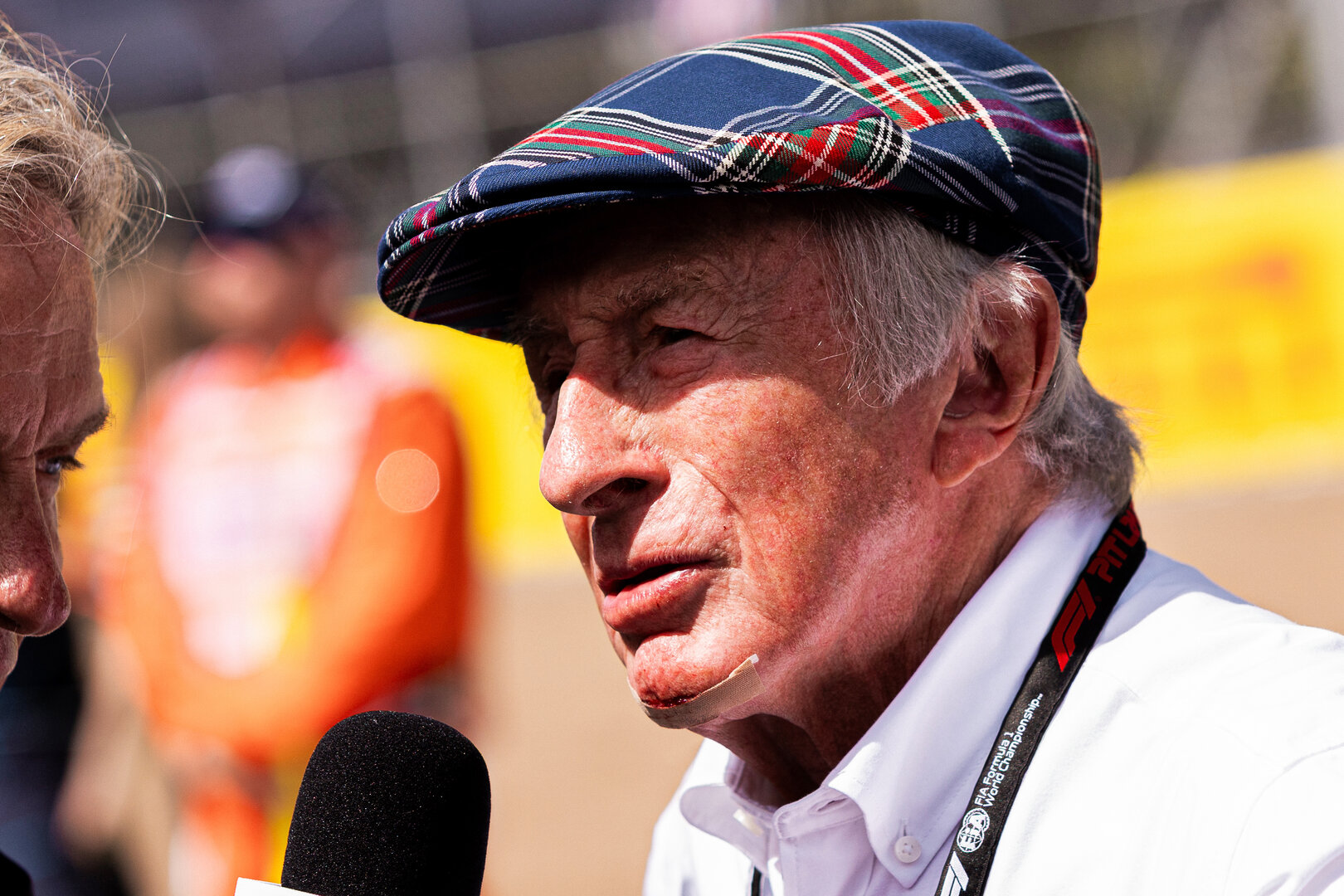 GP GRAN BRETAGNA, Jackie Stewart (GBR) on the grid.
04.07.2026. Formula 1 World Championship, Rd 9, British Grand Prix, Silverstone, England, Sprint e Qualifiche Day.
 - www.xpbimages.com, EMail: requests@xpbimages.com © Copyright: Denny / XPB Images