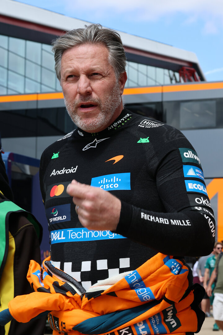 GP GRAN BRETAGNA, Zak Brown (USA) McLaren F1 Team Executive Director.
04.07.2026. Formula 1 World Championship, Rd 9, British Grand Prix, Silverstone, England, Sprint e Qualifiche Day.
- www.xpbimages.com, EMail: requests@xpbimages.com © Copyright: Batchelor / XPB Images
