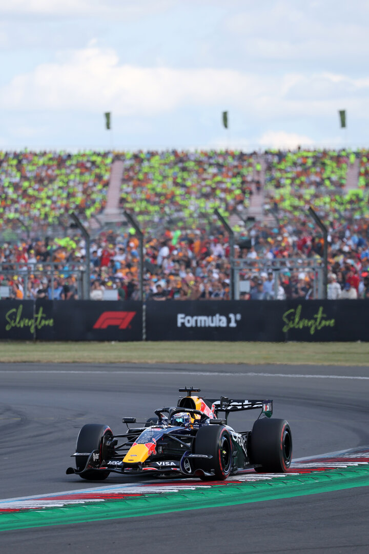 GP GRAN BRETAGNA, Max Verstappen (NLD) Red Bull Racing RB22.
04.07.2026. Formula 1 World Championship, Rd 9, British Grand Prix, Silverstone, England, Sprint e Qualifiche Day.
- www.xpbimages.com, EMail: requests@xpbimages.com © Copyright: Moy / XPB Images