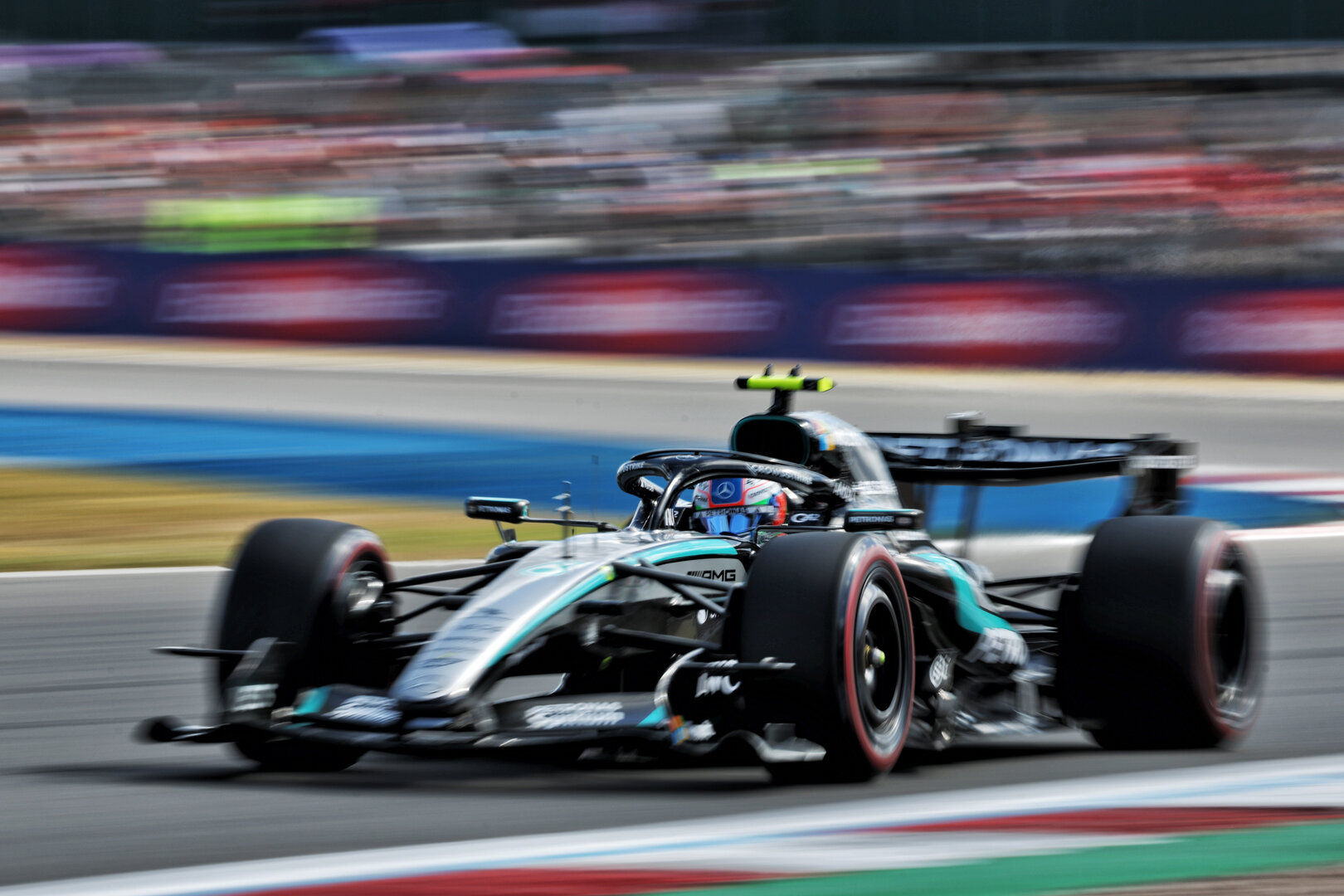 GP GRAN BRETAGNA, Andrea Kimi Antonelli (ITA) Mercedes AMG Formula One Team W17.
04.07.2026. Formula 1 World Championship, Rd 9, British Grand Prix, Silverstone, England, Sprint e Qualifiche Day.
- www.xpbimages.com, EMail: requests@xpbimages.com © Copyright: Dunbar / XPB Images