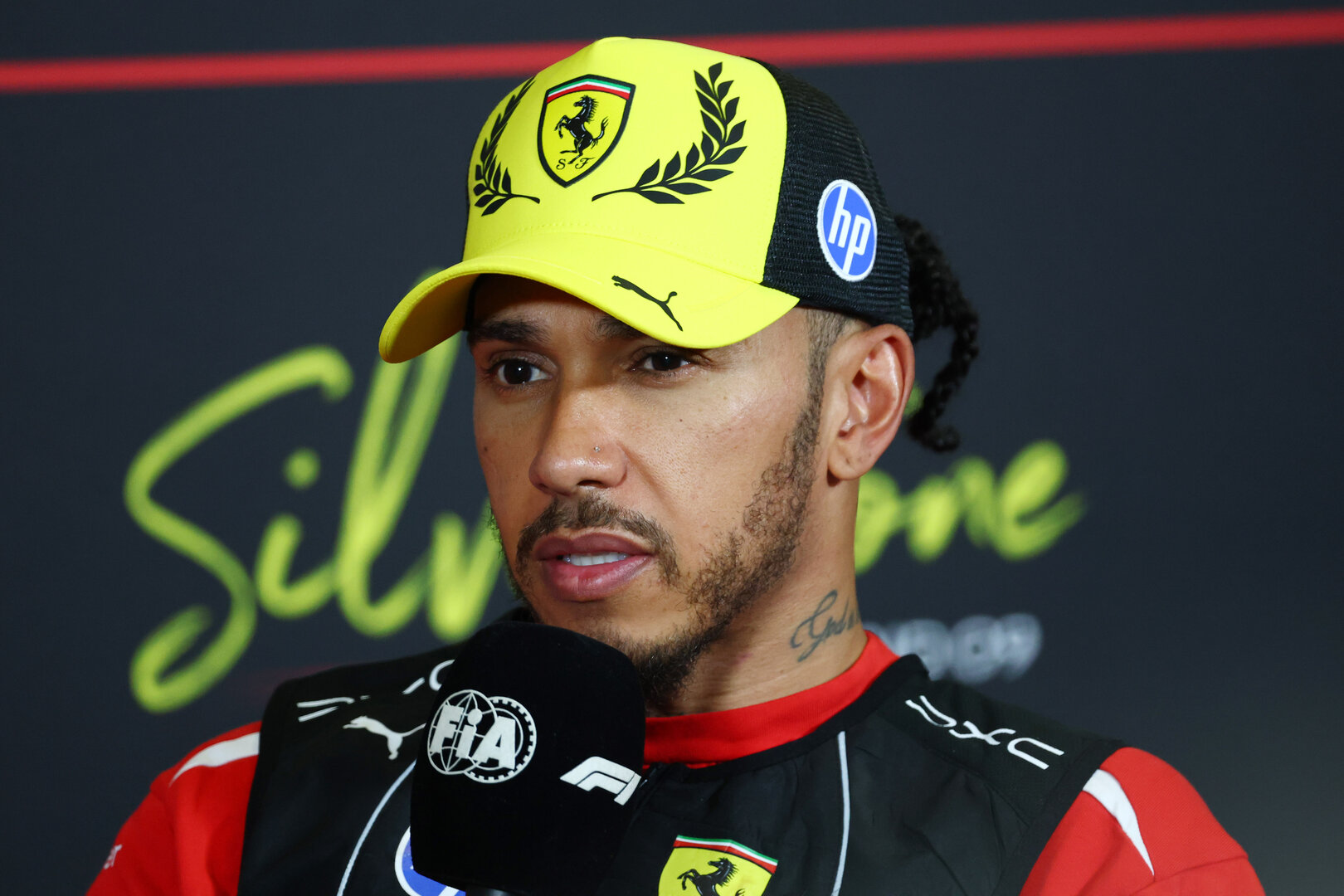 GP GRAN BRETAGNA, Lewis Hamilton (GBR) Ferrari in the post qualifying FIA Press Conference.
04.07.2026. Formula 1 World Championship, Rd 9, British Grand Prix, Silverstone, England, Sprint e Qualifiche Day.
- www.xpbimages.com, EMail: requests@xpbimages.com © Copyright: Bearne / XPB Images