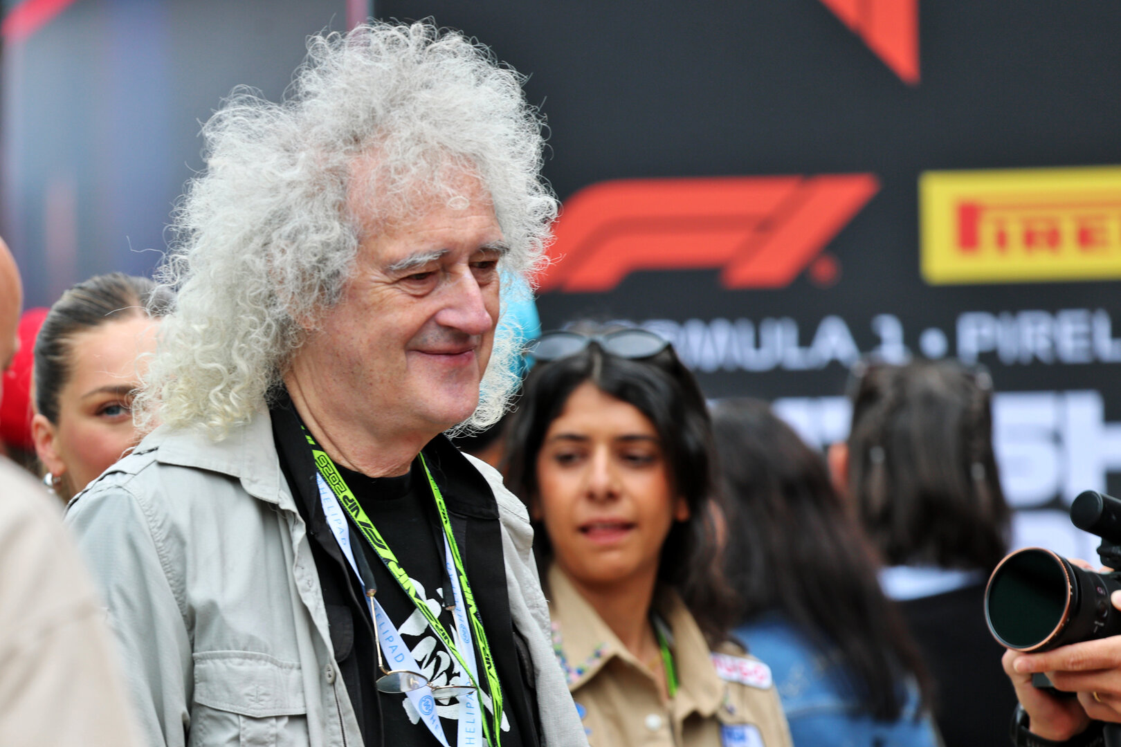 GP GRAN BRETAGNA, Brian May (GBR) Musician.
05.07.2026. Formula 1 World Championship, Rd 9, British Grand Prix, Silverstone, England, Gara Day.
- www.xpbimages.com, EMail: requests@xpbimages.com © Copyright: Batchelor / XPB Images
