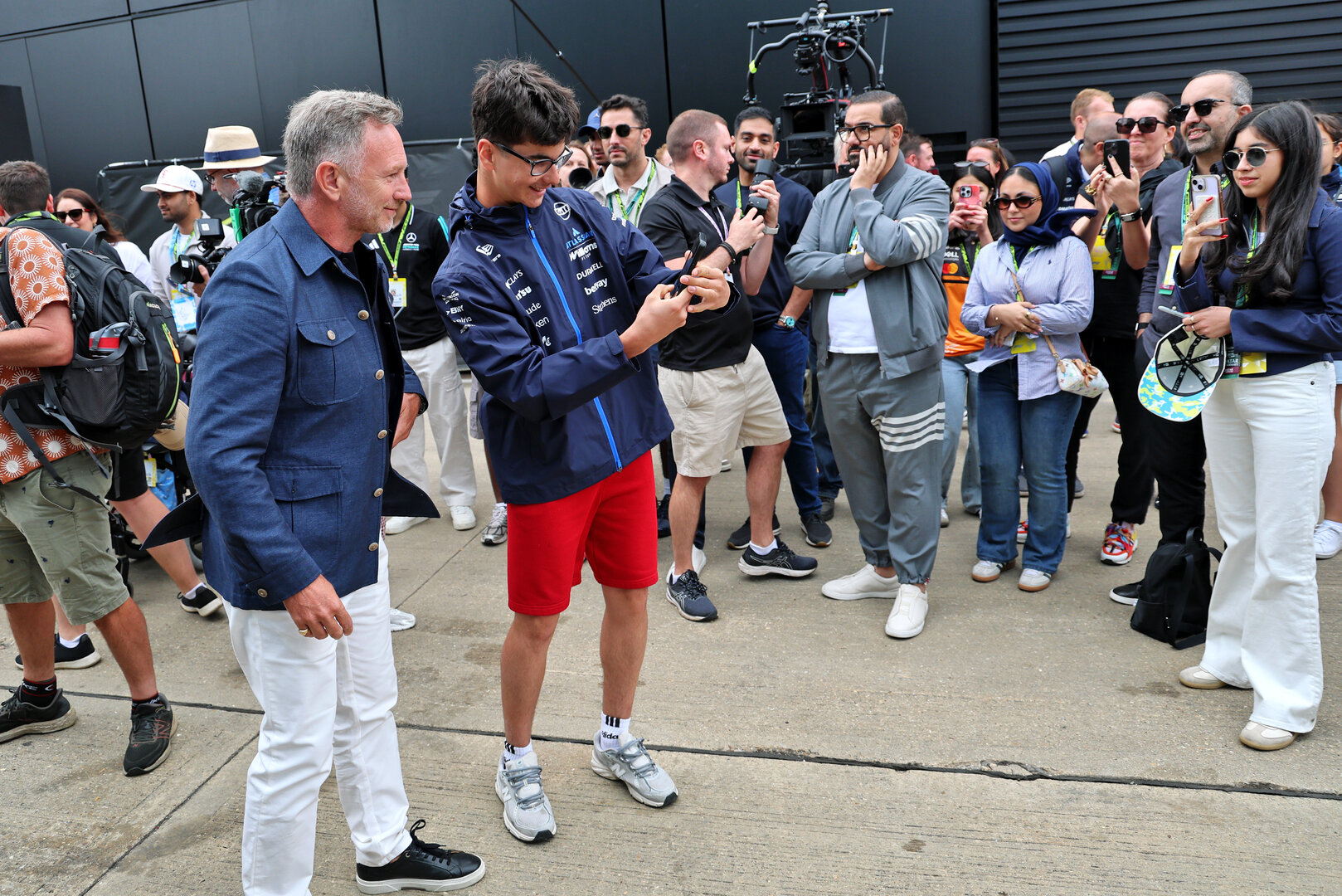 GP GRAN BRETAGNA, Christian Horner (GBR).
05.07.2026. Formula 1 World Championship, Rd 9, British Grand Prix, Silverstone, England, Gara Day.
- www.xpbimages.com, EMail: requests@xpbimages.com © Copyright: Batchelor / XPB Images