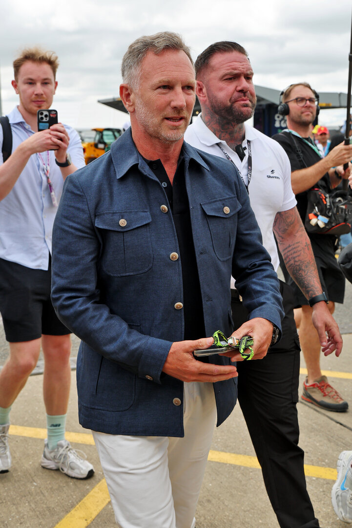 GP GRAN BRETAGNA, Christian Horner (GBR).
05.07.2026. Formula 1 World Championship, Rd 9, British Grand Prix, Silverstone, England, Gara Day.
- www.xpbimages.com, EMail: requests@xpbimages.com © Copyright: Batchelor / XPB Images
