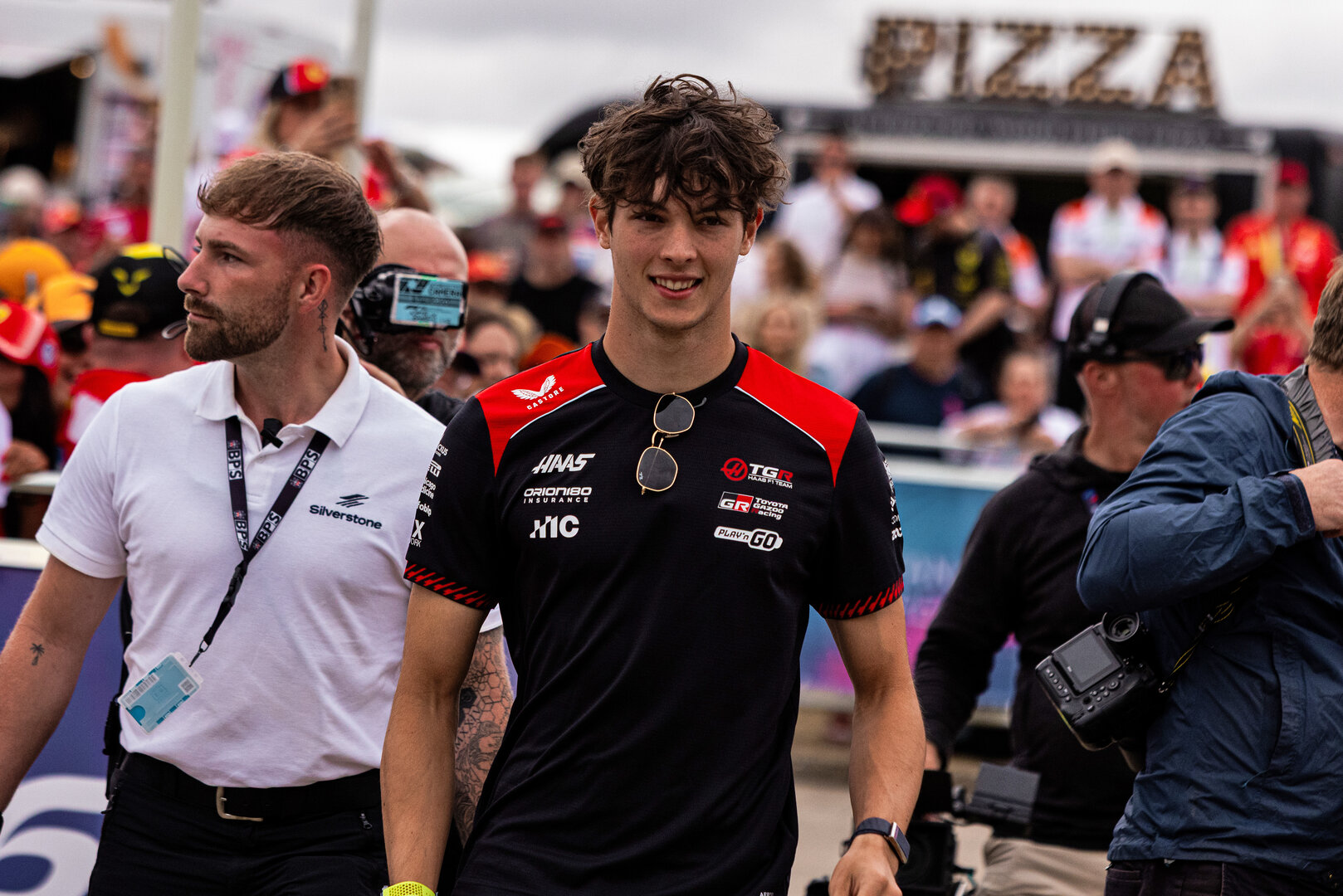 GP GRAN BRETAGNA, Oliver Bearman (GBR) Haas F1 Team.
05.07.2026. Formula 1 World Championship, Rd 9, British Grand Prix, Silverstone, England, Gara Day.
 - www.xpbimages.com, EMail: requests@xpbimages.com © Copyright: Denny / XPB Images