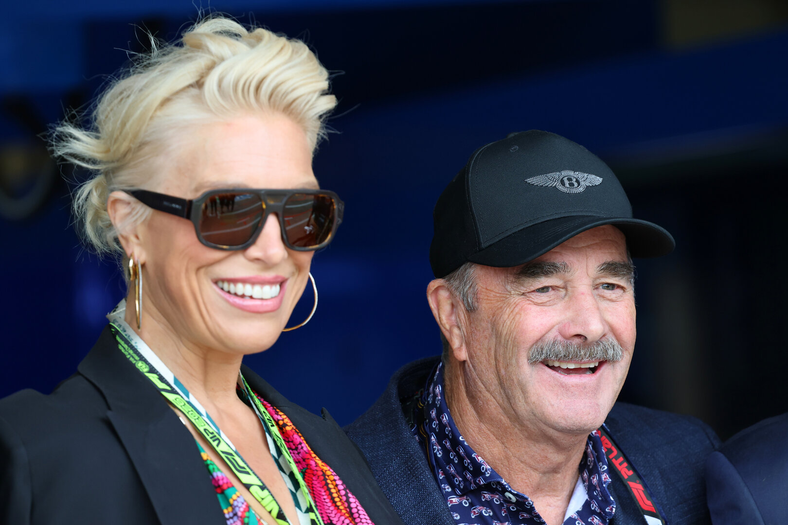 GP GRAN BRETAGNA, Nigel Mansell (GBR) (Right) with Hannah Waddingham (GBR) Actress e Singer.
05.07.2026. Formula 1 World Championship, Rd 9, British Grand Prix, Silverstone, England, Gara Day.
- www.xpbimages.com, EMail: requests@xpbimages.com © Copyright: Batchelor / XPB Images