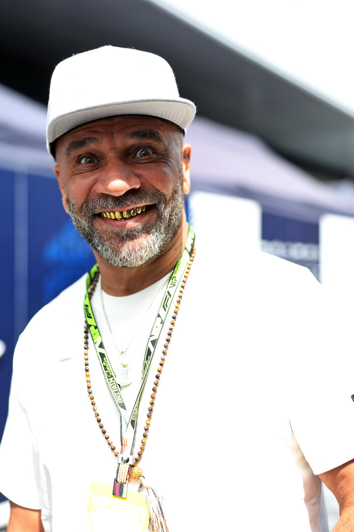 GP GRAN BRETAGNA, Goldie (GBR) Musician.
05.07.2026. Formula 1 World Championship, Rd 9, British Grand Prix, Silverstone, England, Gara Day.
- www.xpbimages.com, EMail: requests@xpbimages.com © Copyright: Bearne / XPB Images