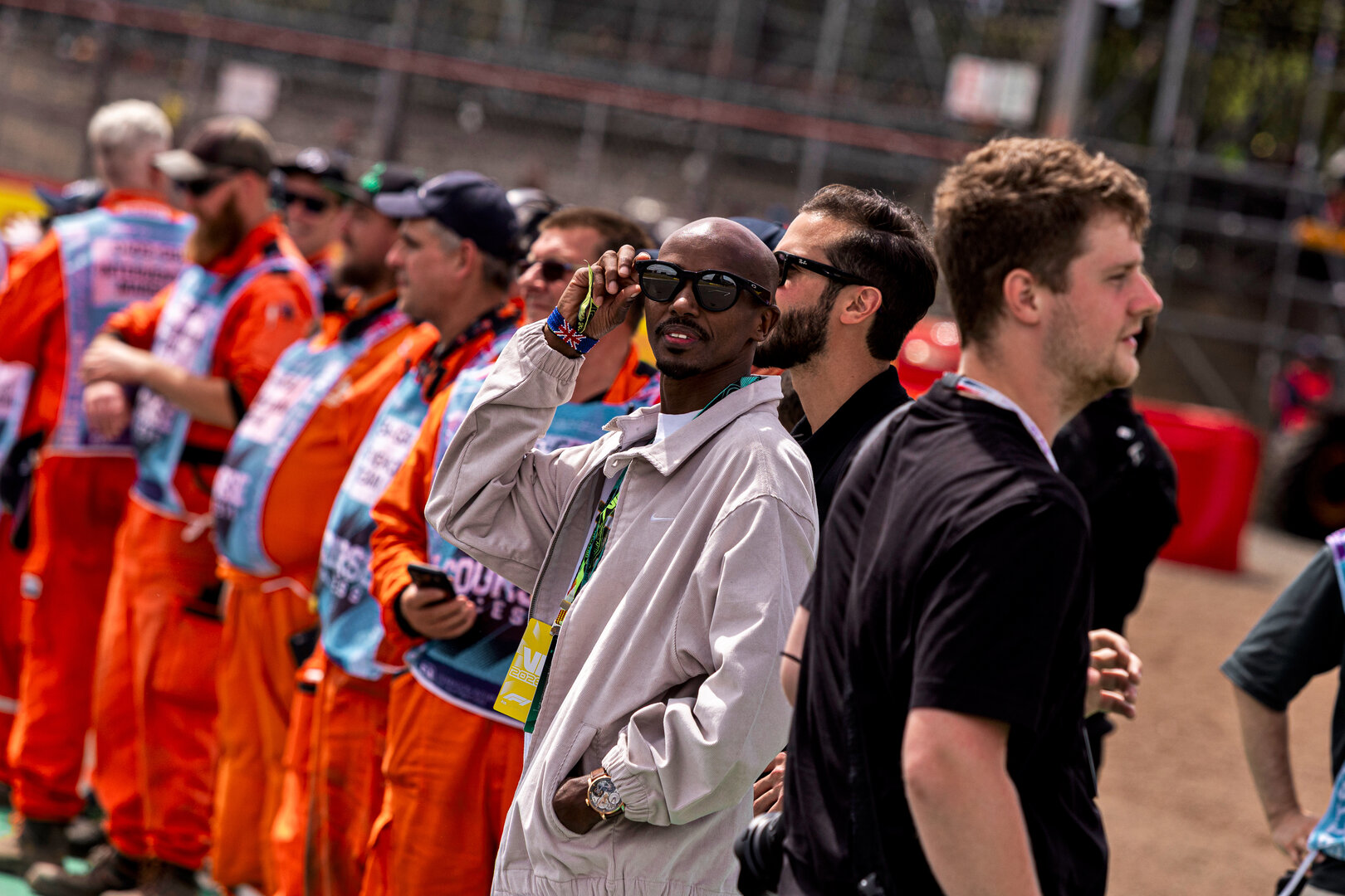 GP GRAN BRETAGNA, Mo Farah (GBR) Retired Athlete.
05.07.2026. Formula 1 World Championship, Rd 9, British Grand Prix, Silverstone, England, Gara Day.
 - www.xpbimages.com, EMail: requests@xpbimages.com © Copyright: Denny / XPB Images
