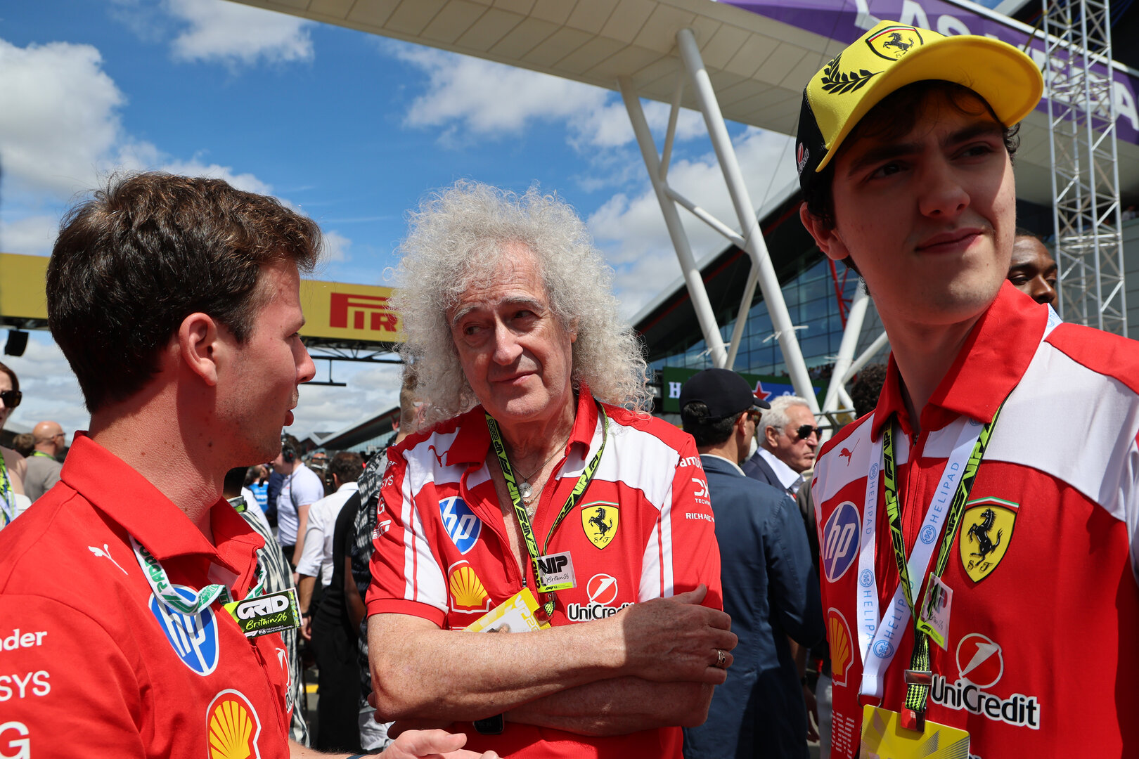 GP GRAN BRETAGNA, Brian May (GBR) Musician on the grid.
05.07.2026. Formula 1 World Championship, Rd 9, British Grand Prix, Silverstone, England, Gara Day.
- www.xpbimages.com, EMail: requests@xpbimages.com © Copyright: Batchelor / XPB Images