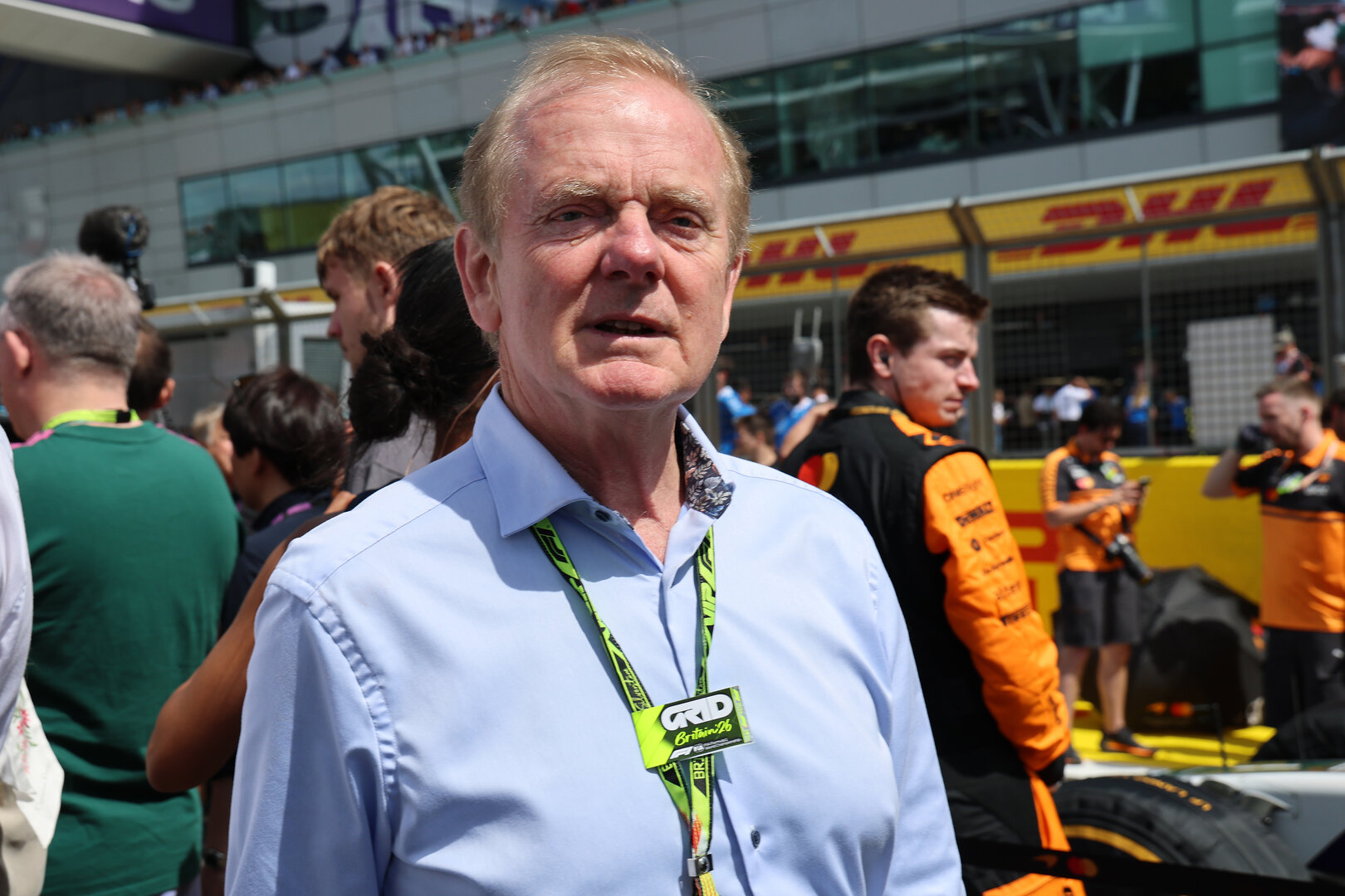 GP GRAN BRETAGNA, Jonathan Palmer (GBR) MotorSport Vision (MSV) Chief Executive on the grid. 
05.07.2026. Formula 1 World Championship, Rd 9, British Grand Prix, Silverstone, England, Gara Day.
- www.xpbimages.com, EMail: requests@xpbimages.com © Copyright: Batchelor / XPB Images