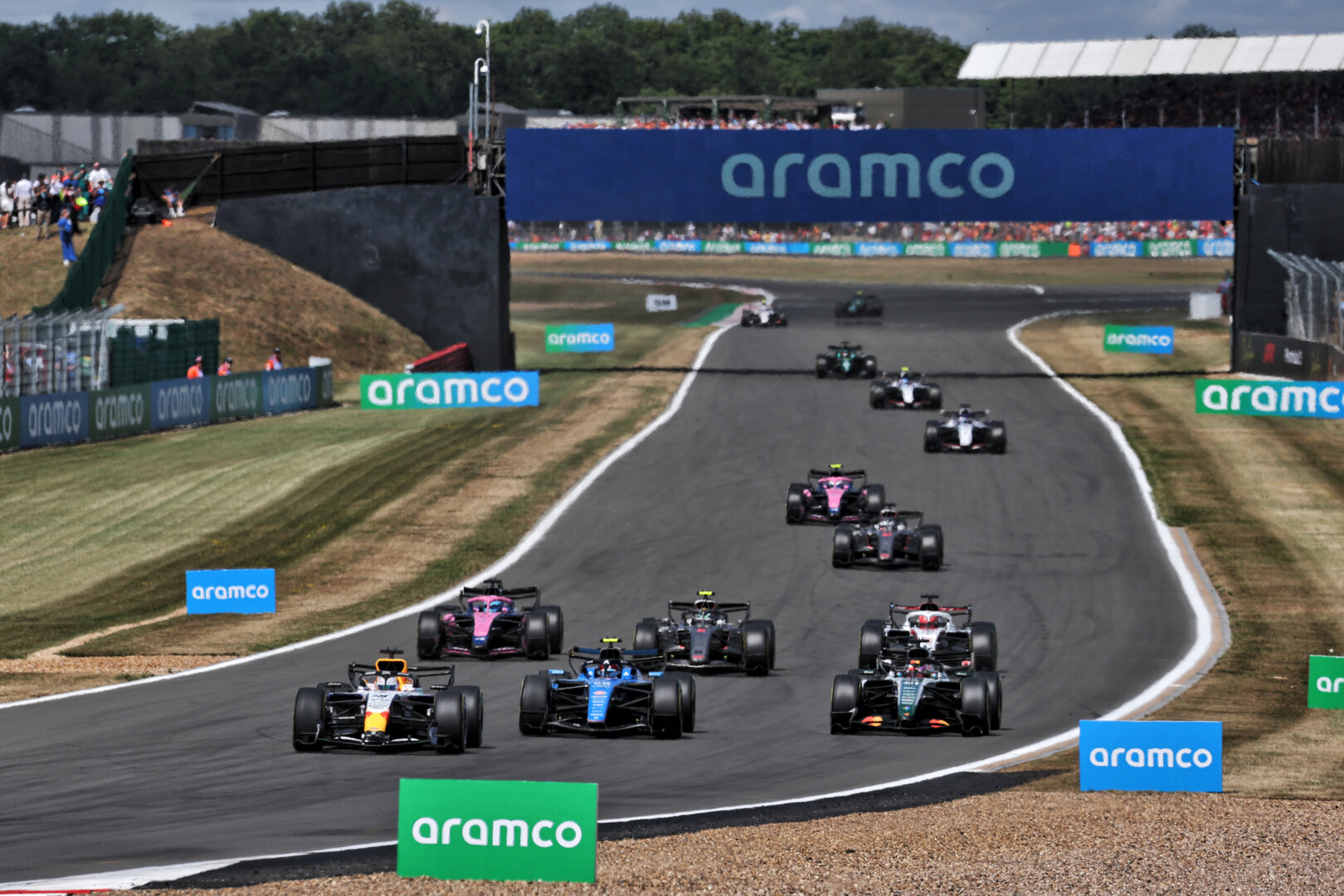 GP GRAN BRETAGNA, Arvid Lindblad (GBR) Racing Bulls Formula One Team VCARB 03 at the partenza of the race.
05.07.2026. Formula 1 World Championship, Rd 9, British Grand Prix, Silverstone, England, Gara Day.
- www.xpbimages.com, EMail: requests@xpbimages.com © Copyright: Moy / XPB Images