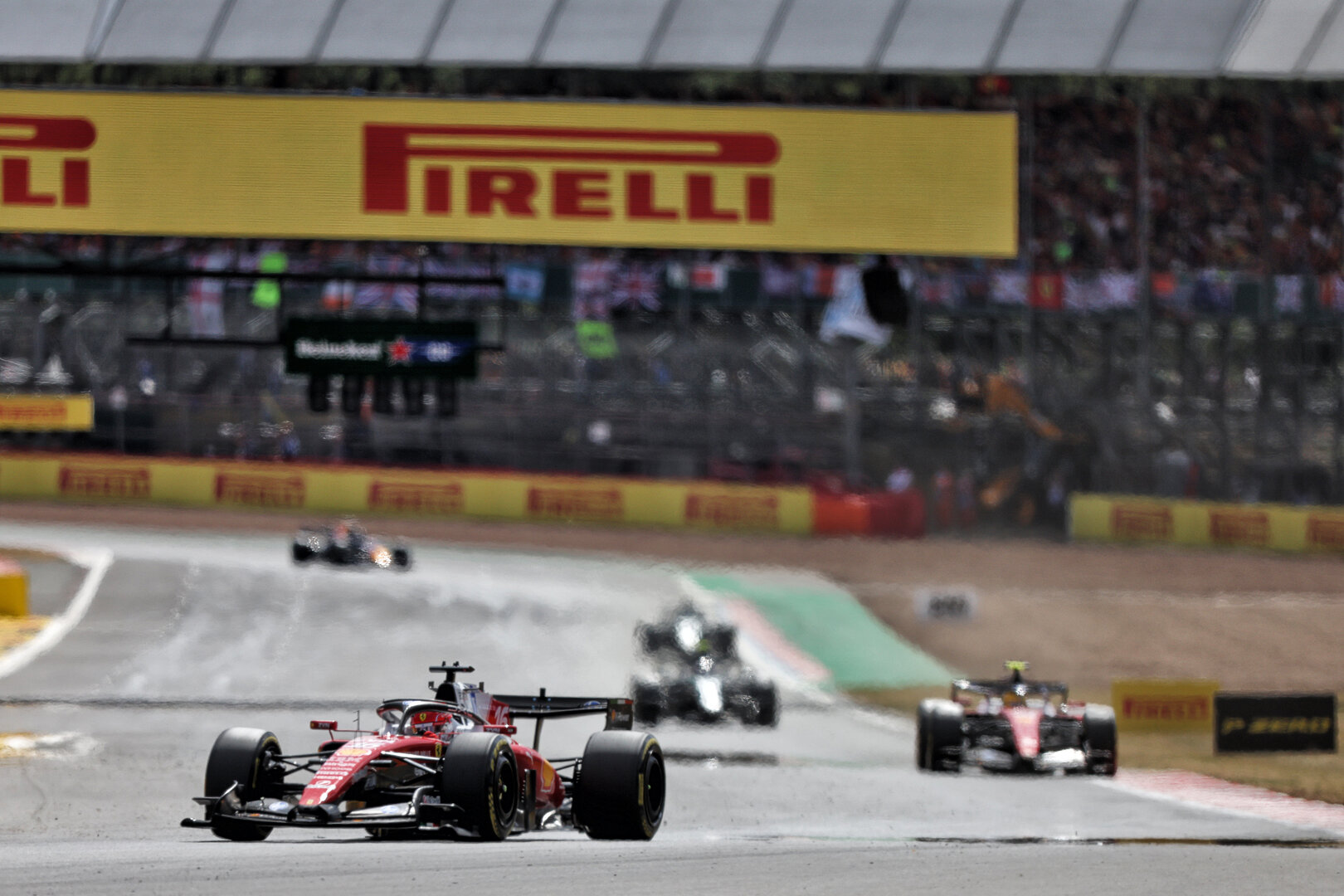 GP GRAN BRETAGNA, Charles Leclerc (MON) Ferrari SF-26.
05.07.2026. Formula 1 World Championship, Rd 9, British Grand Prix, Silverstone, England, Gara Day.
- www.xpbimages.com, EMail: requests@xpbimages.com © Copyright: Dunbar / XPB Images