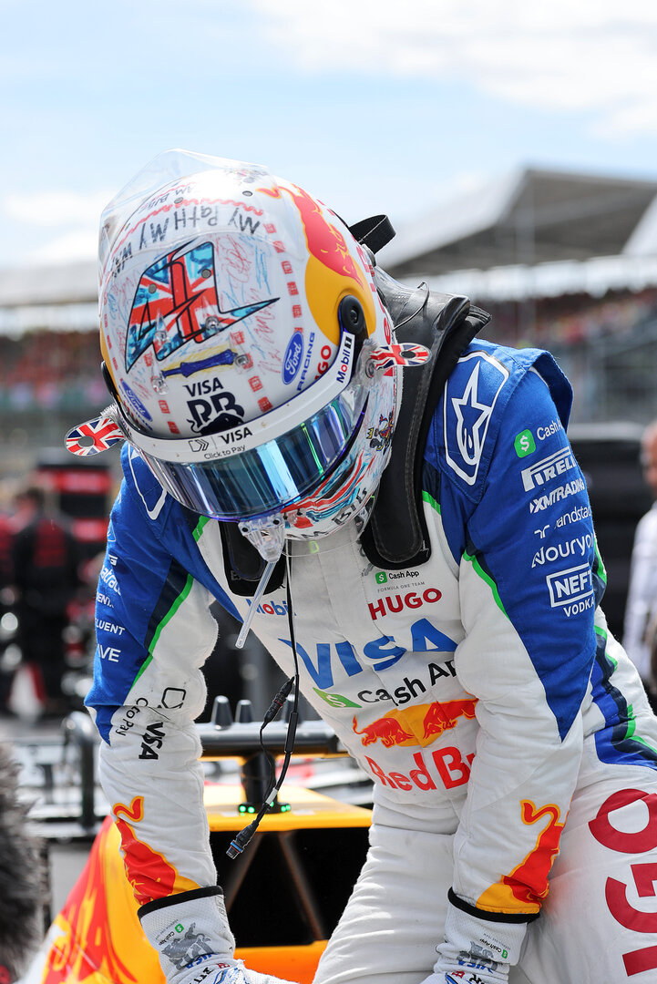 GP GRAN BRETAGNA, Arvid Lindblad (GBR) Racing Bulls Formula One Team VCARB 03 on the grid.
05.07.2026. Formula 1 World Championship, Rd 9, British Grand Prix, Silverstone, England, Gara Day.
- www.xpbimages.com, EMail: requests@xpbimages.com © Copyright: Bearne / XPB Images