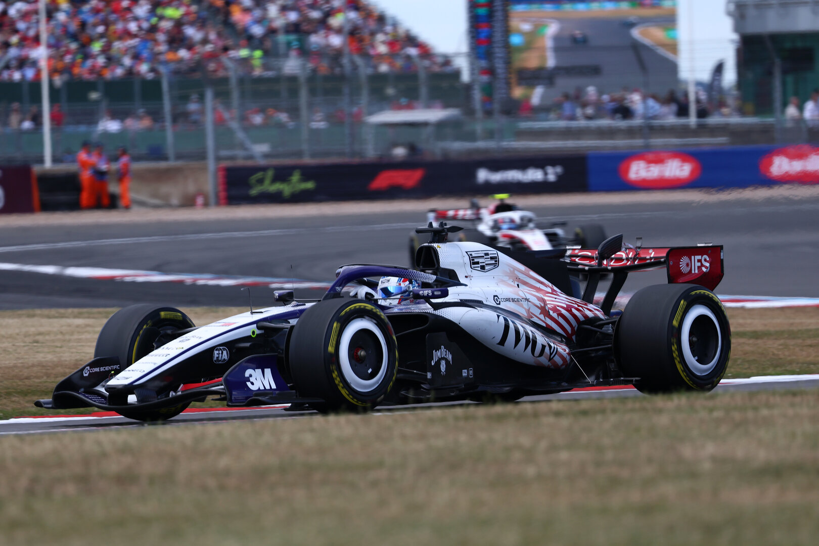 GP GRAN BRETAGNA, Sergio Perez (MEX) Cadillac Formula 1 Team MAC-26.
05.07.2026. Formula 1 World Championship, Rd 9, British Grand Prix, Silverstone, England, Gara Day.
- www.xpbimages.com, EMail: requests@xpbimages.com © Copyright: Bearne / XPB Images