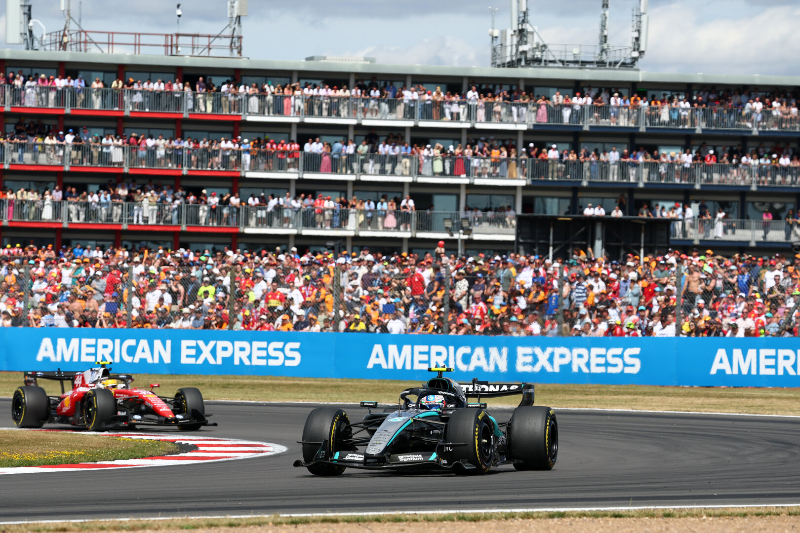 GP GRAN BRETAGNA, Andrea Kimi Antonelli (ITA) Mercedes AMG Formula One Team W17.
05.07.2026. Formula 1 World Championship, Rd 9, British Grand Prix, Silverstone, England, Gara Day.
- www.xpbimages.com, EMail: requests@xpbimages.com © Copyright: Bearne / XPB Images