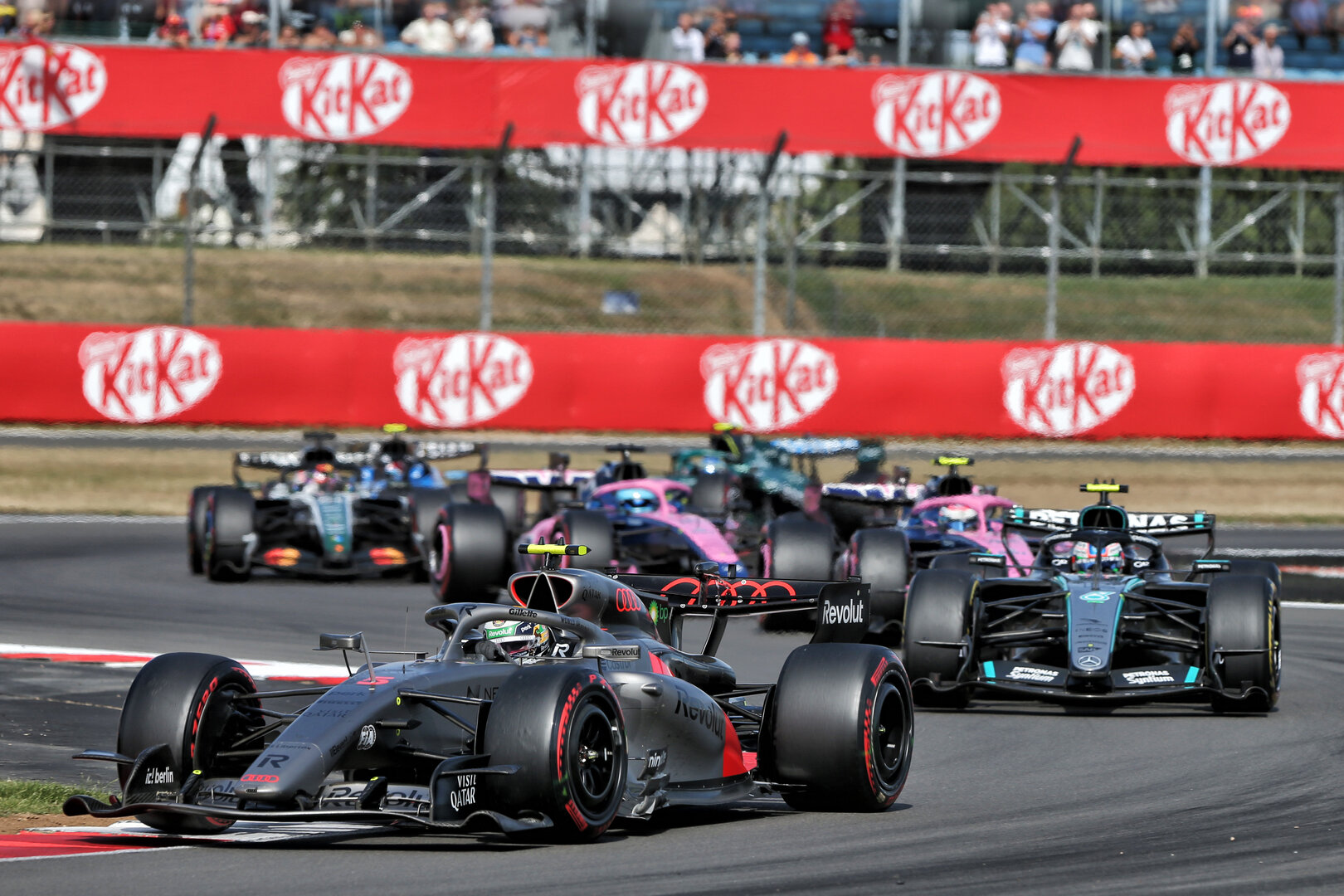 GP GRAN BRETAGNA, Gabriel Bortoleto (BRA) Audi F1 Team R26 at the end of the race.
05.07.2026. Formula 1 World Championship, Rd 9, British Grand Prix, Silverstone, England, Gara Day.
- www.xpbimages.com, EMail: requests@xpbimages.com © Copyright: Dunbar / XPB Images