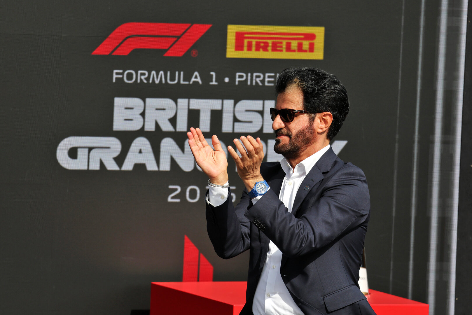 GP GRAN BRETAGNA, Mohammed Bin Sulayem (UAE) FIA President in parc ferme.
05.07.2026. Formula 1 World Championship, Rd 9, British Grand Prix, Silverstone, England, Gara Day.
- www.xpbimages.com, EMail: requests@xpbimages.com © Copyright: Moy / XPB Images