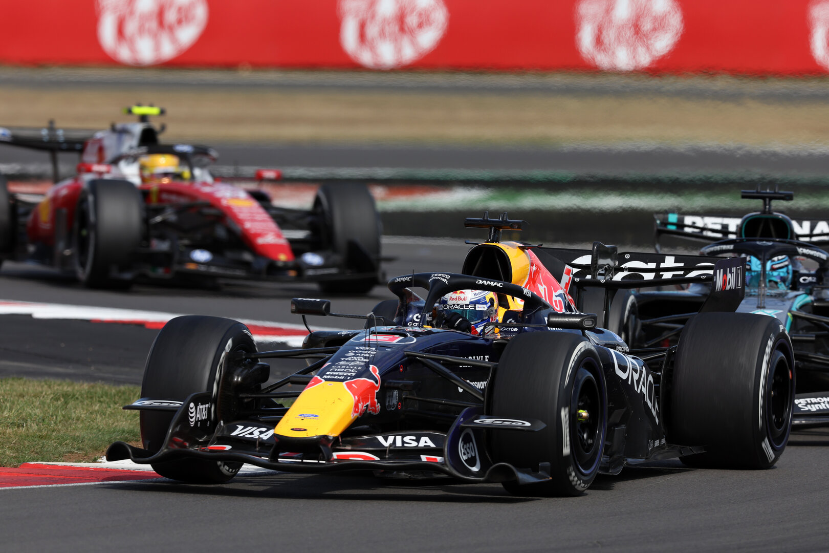 GP GRAN BRETAGNA, Max Verstappen (NLD) Red Bull Racing RB22.
05.07.2026. Formula 1 World Championship, Rd 9, British Grand Prix, Silverstone, England, Gara Day.
- www.xpbimages.com, EMail: requests@xpbimages.com © Copyright: Dunbar / XPB Images