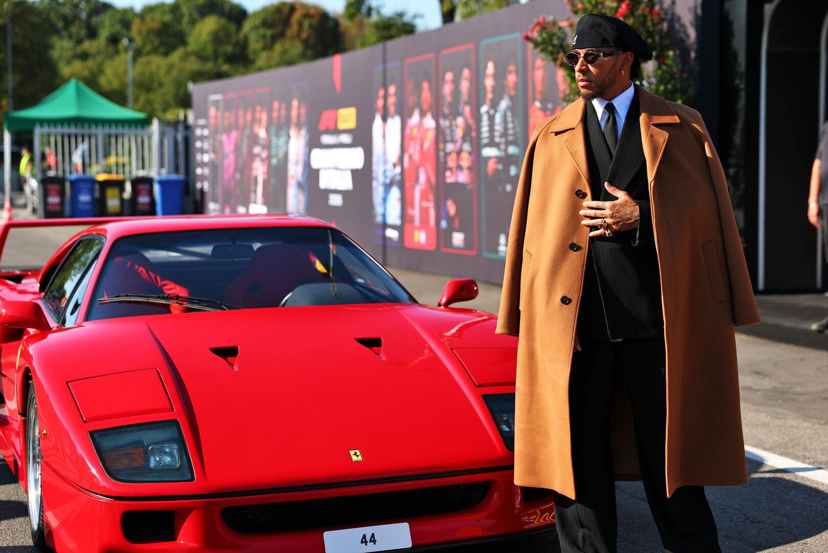 GP ITALIA, Lewis Hamilton (GBR) Ferrari with his Ferrari F40.
03.09.2026. Formula 1 World Championship, Rd 13, Italian Grand Prix, Monza, Italy, Preparation Day.
- www.xpbimages.com, EMail: requests@xpbimages.com © Copyright: Bearne / XPB Images