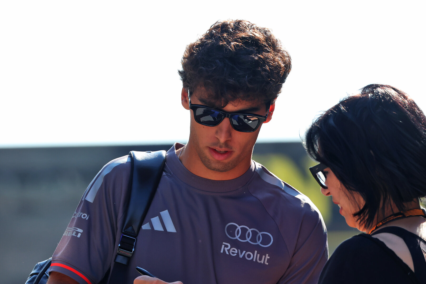 GP ITALIA, Gabriel Bortoleto (BRA) Audi F1 Team.
03.09.2026. Formula 1 World Championship, Rd 13, Italian Grand Prix, Monza, Italy, Preparation Day.
 - www.xpbimages.com, EMail: requests@xpbimages.com © Copyright:  Rew / XPB Images