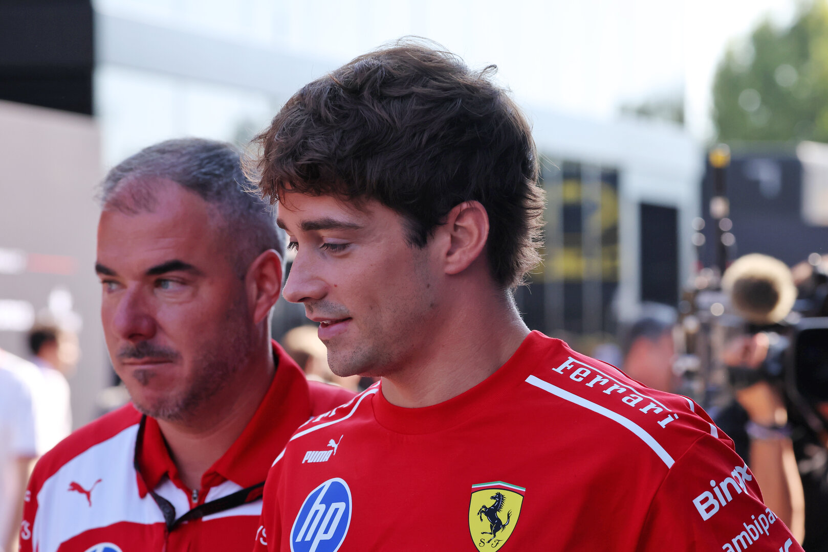 GP ITALIA, Charles Leclerc (MON) Ferrari.
03.09.2026. Formula 1 World Championship, Rd 13, Italian Grand Prix, Monza, Italy, Preparation Day.
 - www.xpbimages.com, EMail: requests@xpbimages.com © Copyright:  Rew / XPB Images