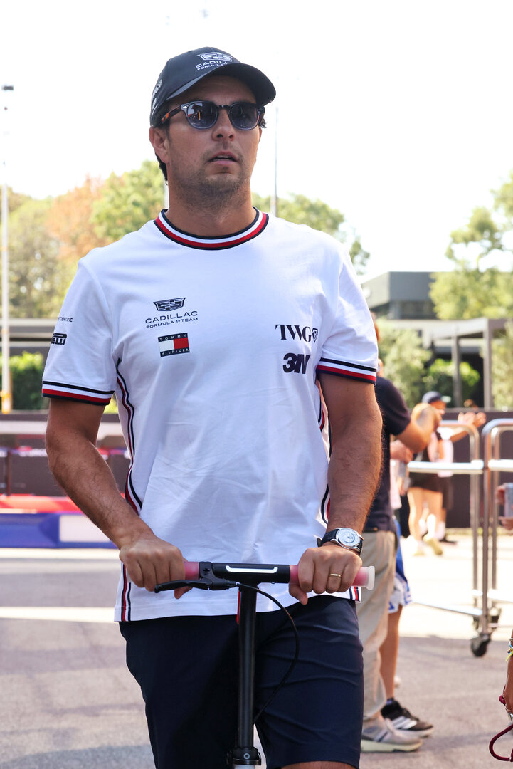 GP ITALIA, Sergio Perez (MEX) Cadillac Formula 1 Team.
03.09.2026. Formula 1 World Championship, Rd 13, Italian Grand Prix, Monza, Italy, Preparation Day.
- www.xpbimages.com, EMail: requests@xpbimages.com © Copyright: Bearne / XPB Images