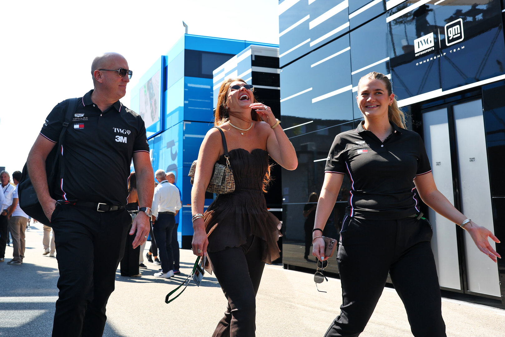 GP ITALIA, (L to R): Dan Towriss (USA) Cadillac F1 Team e TWG Motorsports CEO with sua moglie Cassidy Towriss (USA).
03.09.2026. Formula 1 World Championship, Rd 13, Italian Grand Prix, Monza, Italy, Preparation Day.
- www.xpbimages.com, EMail: requests@xpbimages.com © Copyright: Bearne / XPB Images