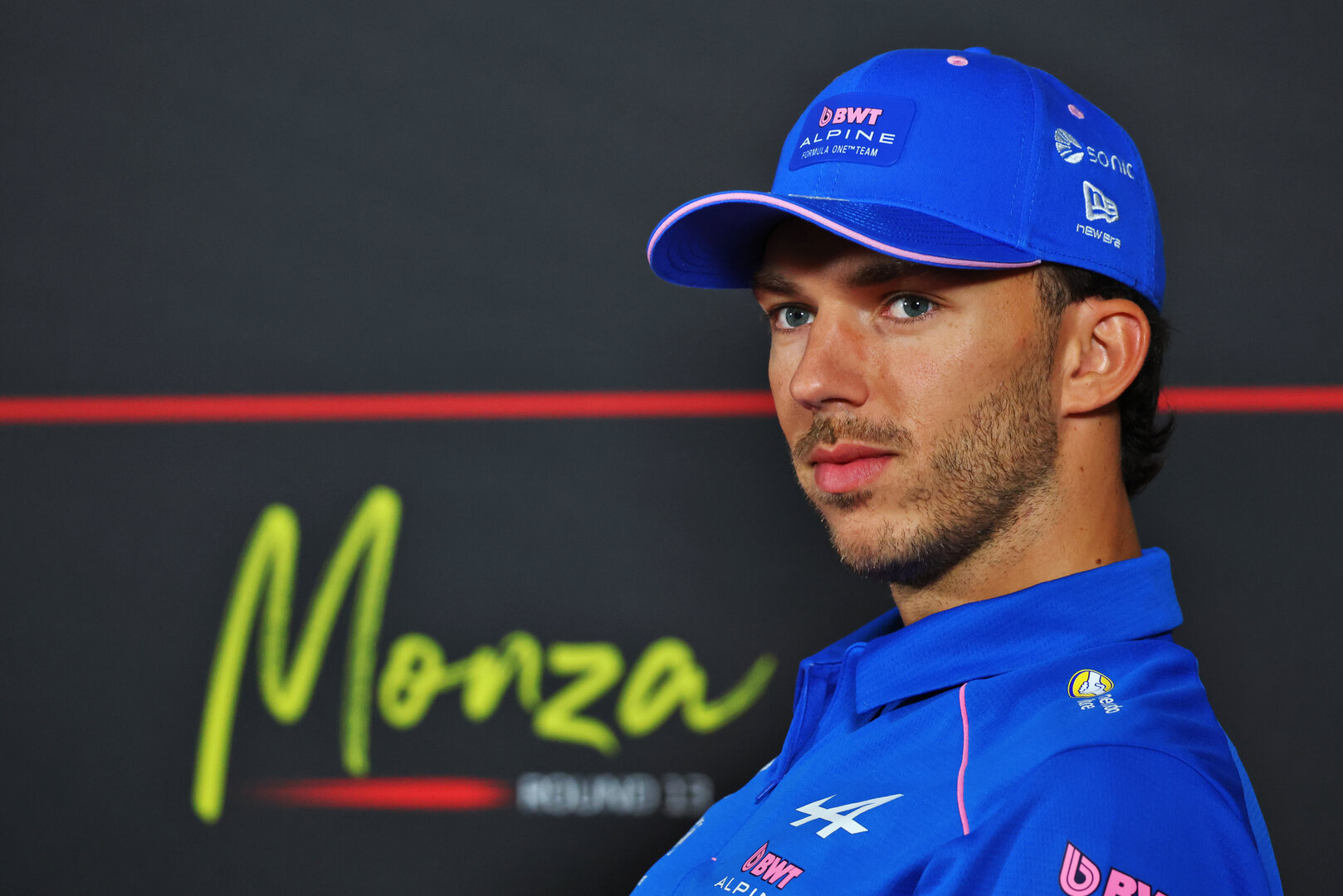 GP ITALIA, Pierre Gasly (FRA) Alpine F1 Team in the FIA Press Conference.
03.09.2026. Formula 1 World Championship, Rd 13, Italian Grand Prix, Monza, Italy, Preparation Day.
- www.xpbimages.com, EMail: requests@xpbimages.com © Copyright: Bearne / XPB Images