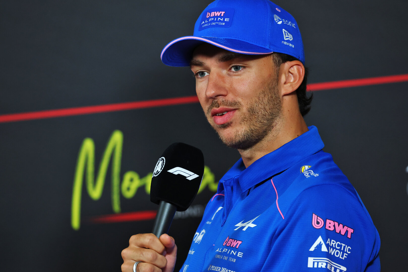 GP ITALIA, Pierre Gasly (FRA) Alpine F1 Team in the FIA Press Conference.
03.09.2026. Formula 1 World Championship, Rd 13, Italian Grand Prix, Monza, Italy, Preparation Day.
- www.xpbimages.com, EMail: requests@xpbimages.com © Copyright: Bearne / XPB Images