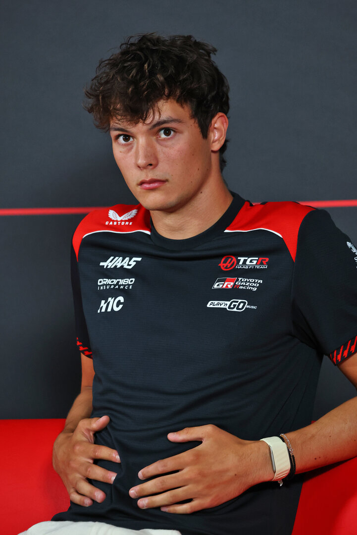 GP ITALIA, Oliver Bearman (GBR) Haas F1 Team in the FIA Press Conference.
03.09.2026. Formula 1 World Championship, Rd 13, Italian Grand Prix, Monza, Italy, Preparation Day.
- www.xpbimages.com, EMail: requests@xpbimages.com © Copyright: Bearne / XPB Images