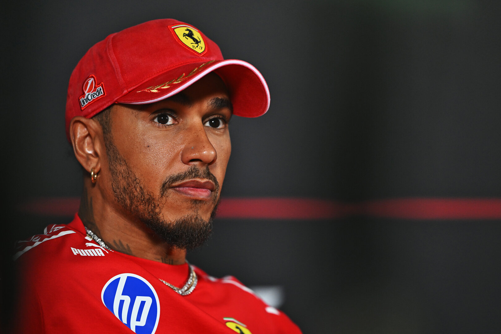 GP ITALIA, Lewis Hamilton (GBR) Ferrari in the FIA Press Conference.
03.09.2026. Formula 1 World Championship, Rd 13, Italian Grand Prix, Monza, Italy, Preparation Day.
- www.xpbimages.com, EMail: requests@xpbimages.com © Copyright: Price / XPB Images