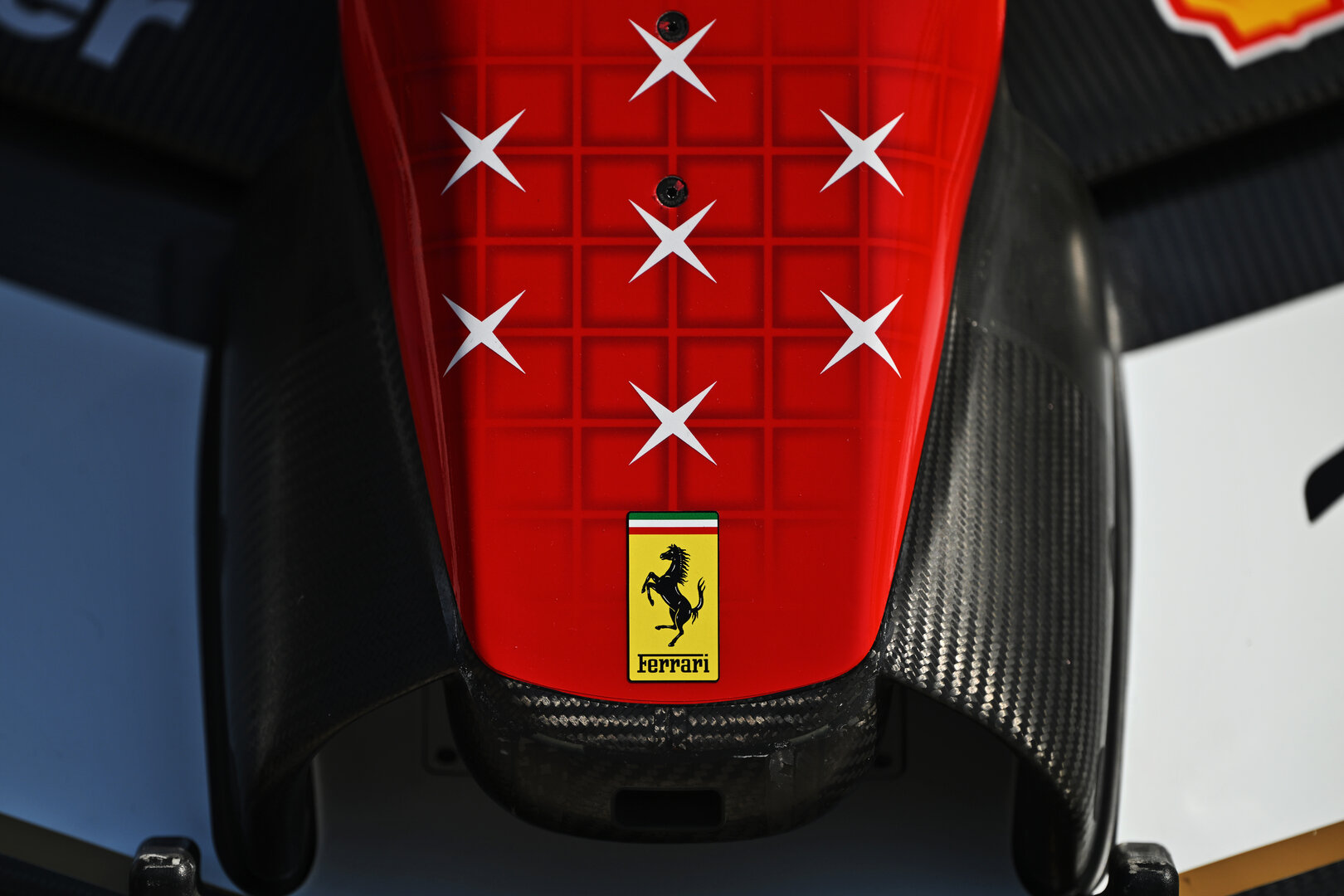 GP ITALIA, Ferrari SF-26 nosecone.
03.09.2026. Formula 1 World Championship, Rd 13, Italian Grand Prix, Monza, Italy, Preparation Day.
- www.xpbimages.com, EMail: requests@xpbimages.com © Copyright: Price / XPB Images
