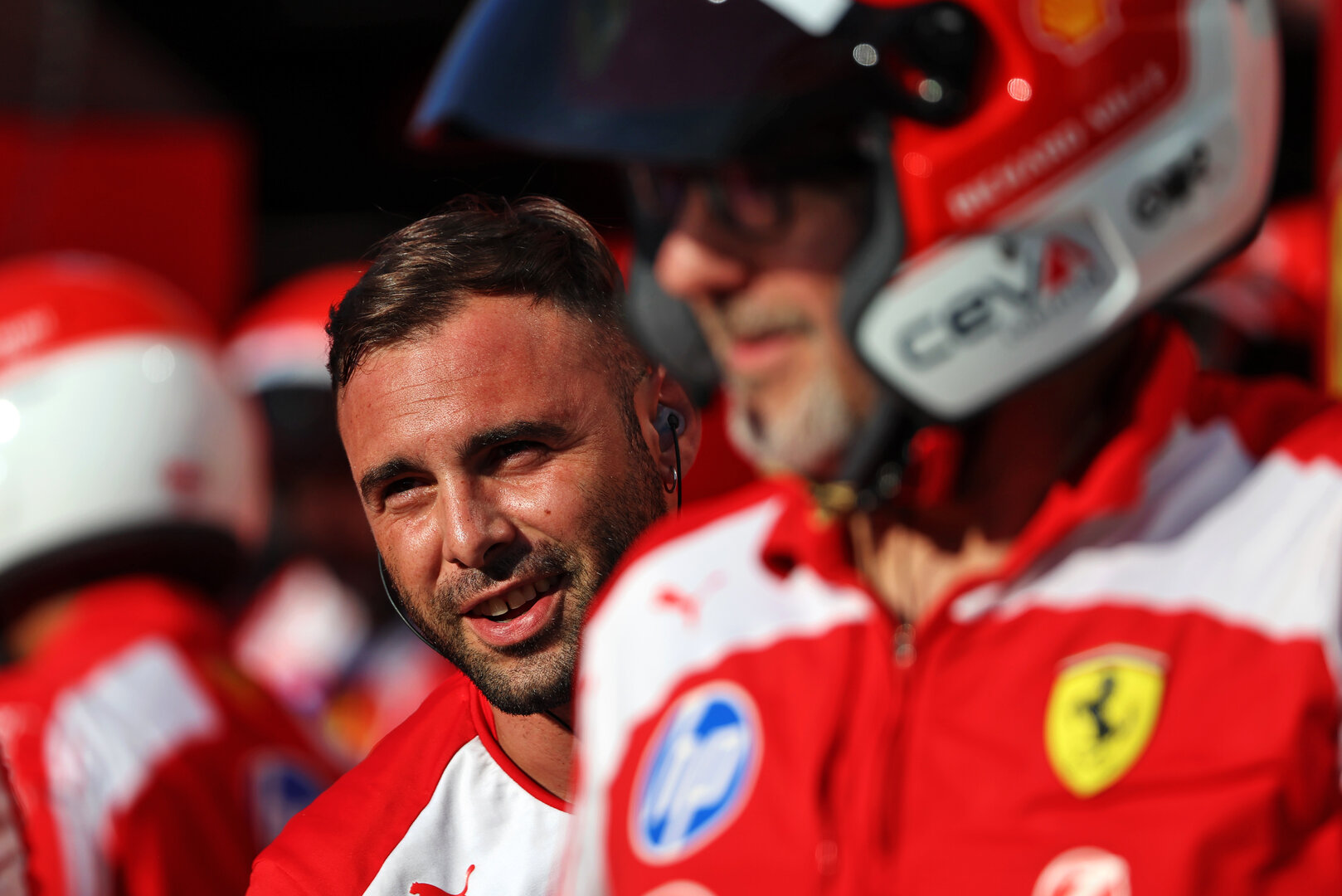 GP ITALIA, Ferrari meccanici practice pit stops.
03.09.2026. Formula 1 World Championship, Rd 13, Italian Grand Prix, Monza, Italy, Preparation Day.
- www.xpbimages.com, EMail: requests@xpbimages.com © Copyright: Rew / XPB Images