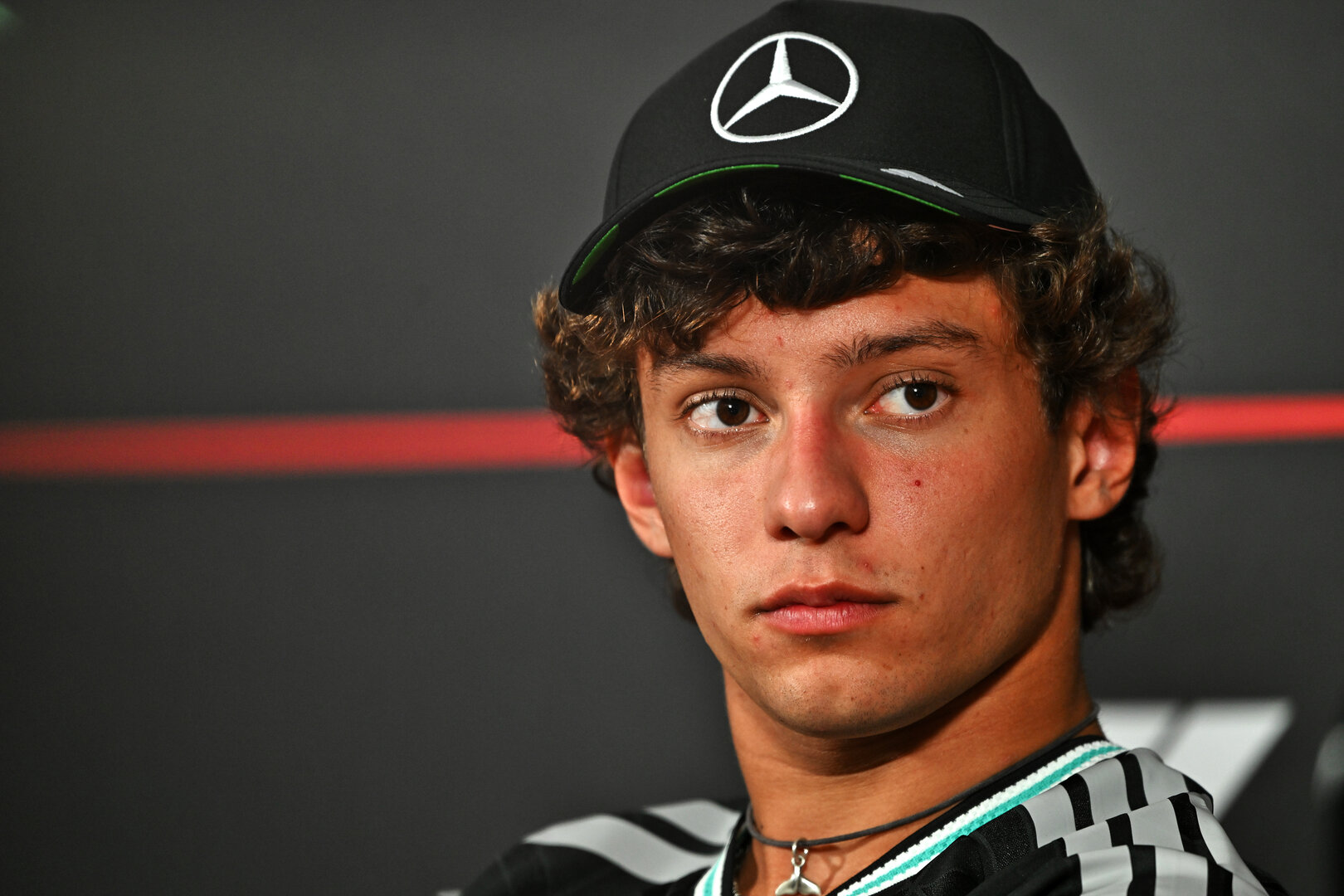 GP ITALIA, Andrea Kimi Antonelli (ITA) Mercedes AMG Formula One Team in the FIA Press Conference.
03.09.2026. Formula 1 World Championship, Rd 13, Italian Grand Prix, Monza, Italy, Preparation Day.
- www.xpbimages.com, EMail: requests@xpbimages.com © Copyright: Price / XPB Images