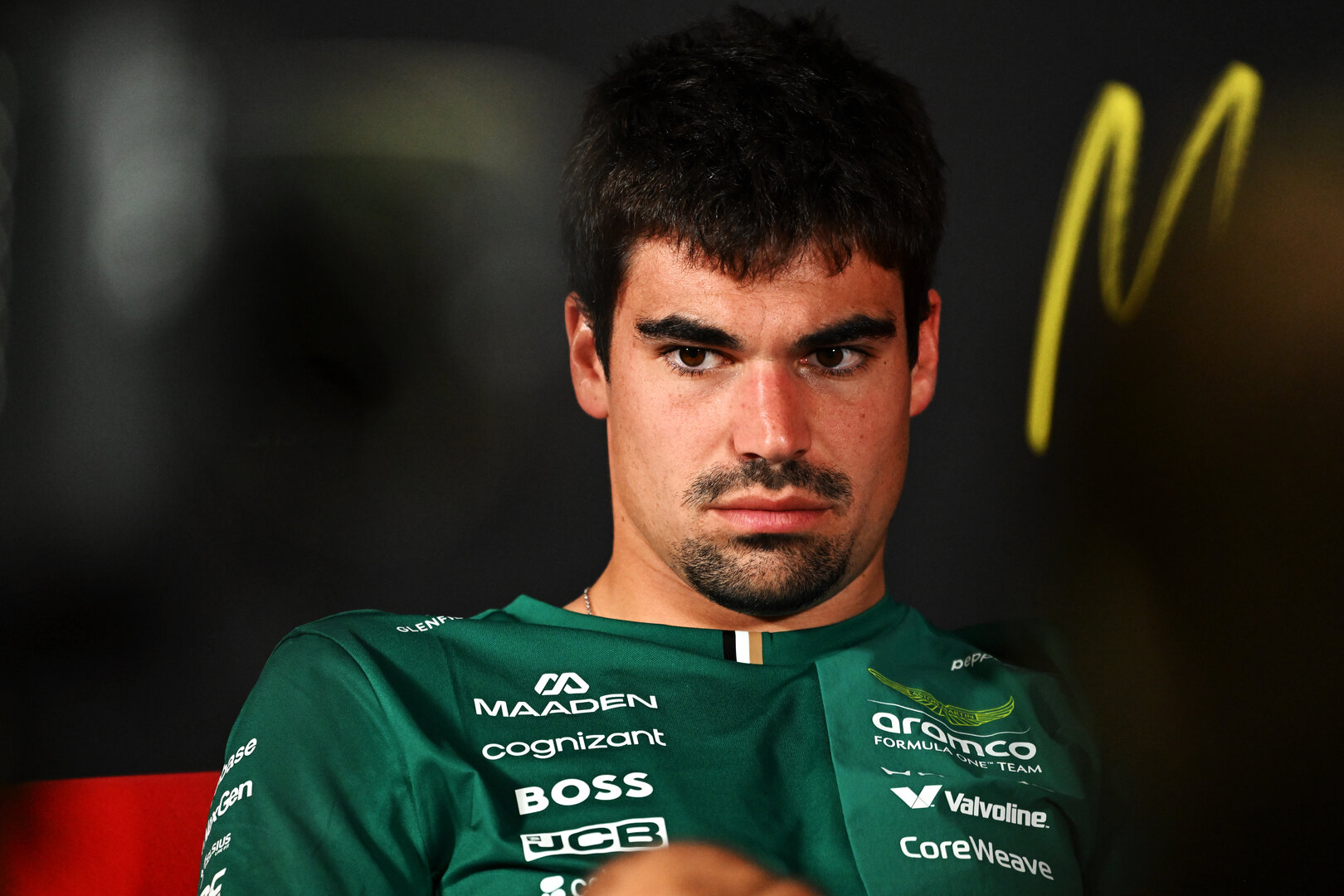 GP ITALIA, Lance Stroll (CDN) Aston Martin F1 Team in the FIA Press Conference.
03.09.2026. Formula 1 World Championship, Rd 13, Italian Grand Prix, Monza, Italy, Preparation Day.
- www.xpbimages.com, EMail: requests@xpbimages.com © Copyright: Price / XPB Images