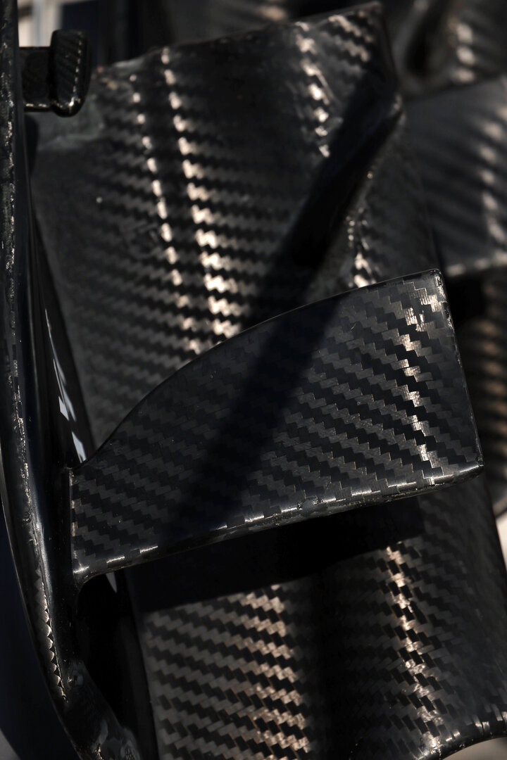 GP ITALIA, Audi F1 Team R26 front wing detail.
03.09.2026. Formula 1 World Championship, Rd 13, Italian Grand Prix, Monza, Italy, Preparation Day.
 - www.xpbimages.com, EMail: requests@xpbimages.com © Copyright:  Rew / XPB Images