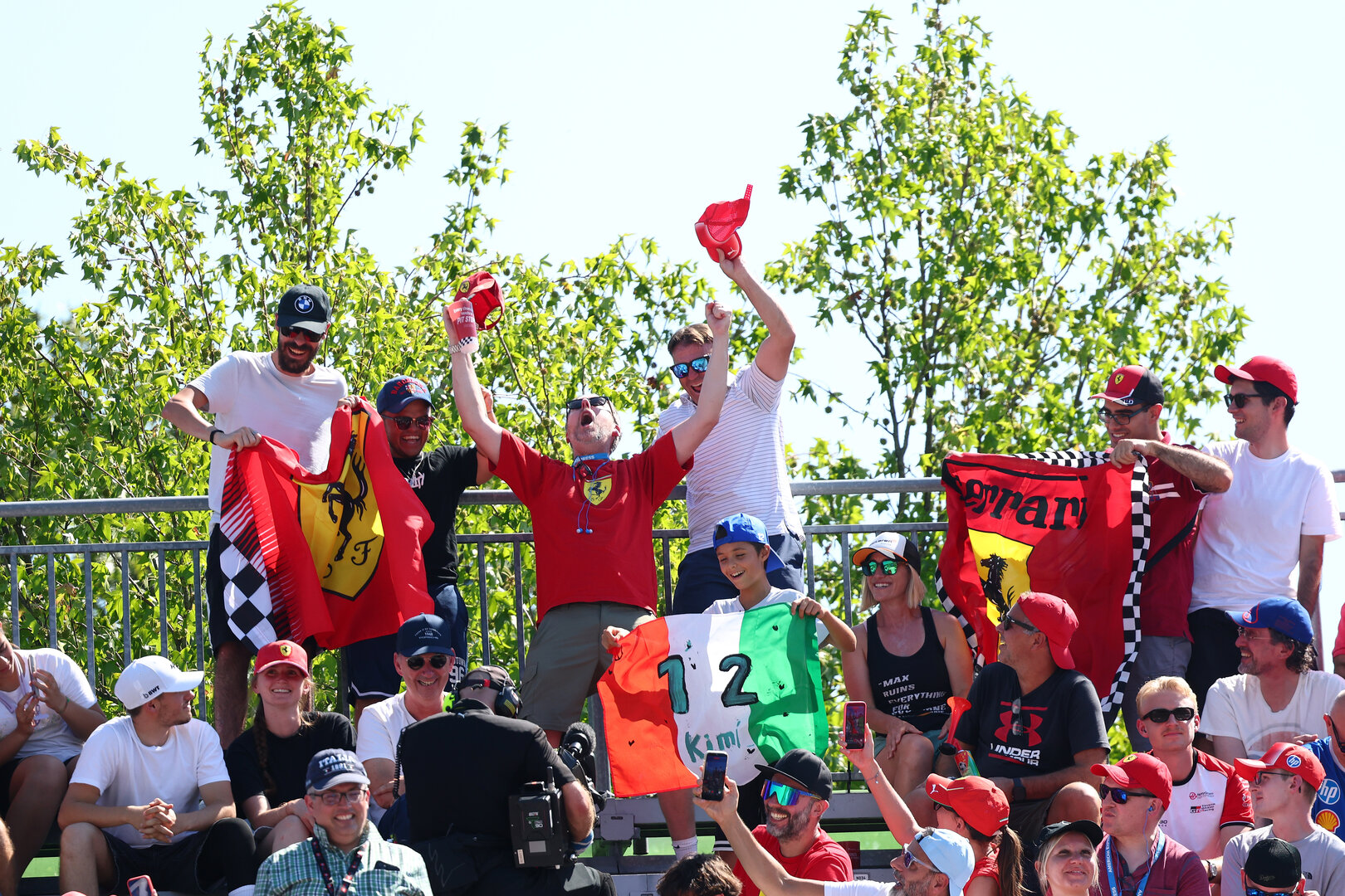 GP ITALIA, Atmosphere, Ferrari Fans.04.09.2026. Formula 1 World Championship, Rd 13, Italian Grand Prix, Monza, Italy, Practice Day.- www.xpbimages.com, EMail: requests@xpbimages.com © Copyright: XPB Images