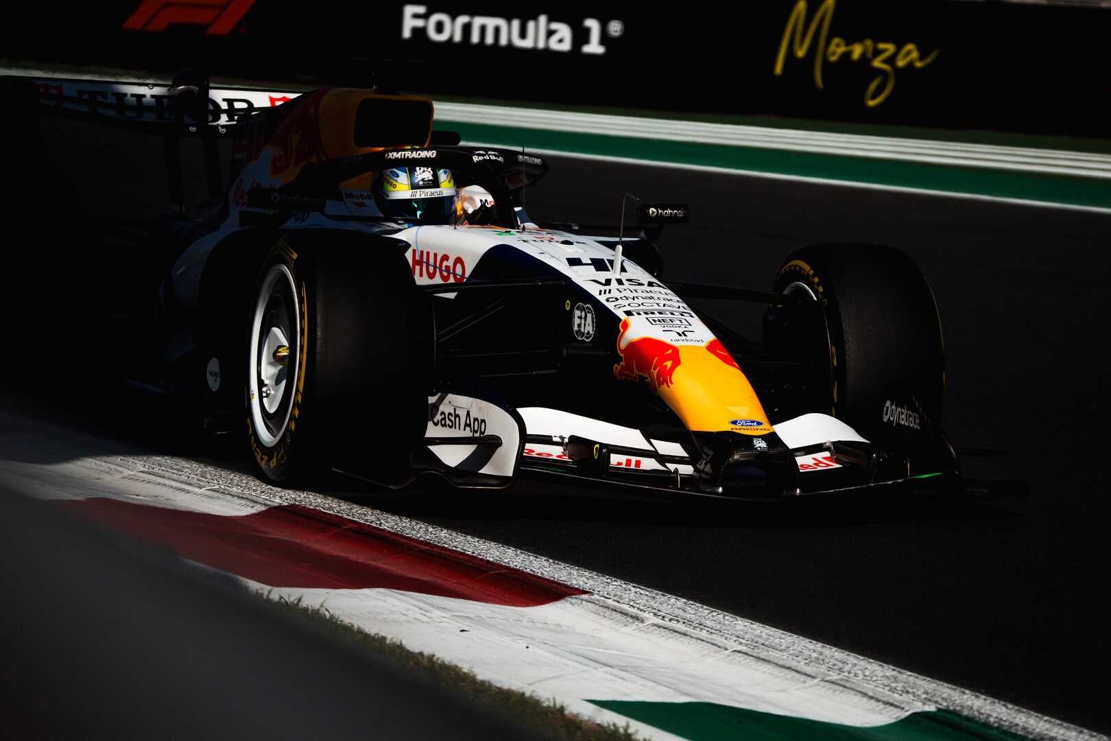 GP ITALIA, Arvid Lindblad (GBR) Racing Bulls Formula One Team VCARB 03.
04.09.2026. Formula 1 World Championship, Rd 13, Italian Grand Prix, Monza, Italy, Practice Day.
- www.xpbimages.com, EMail: requests@xpbimages.com © Copyright: Bearne / XPB Images