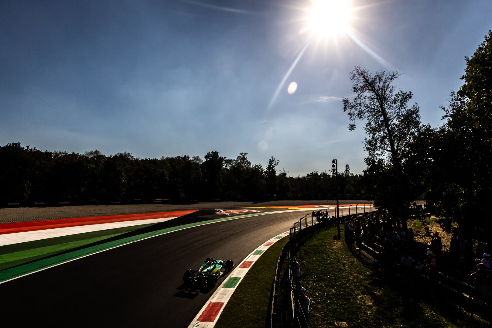 GP ITALIA, Lance Stroll (CDN) Aston Martin F1 Team AMR26.
04.09.2026. Formula 1 World Championship, Rd 13, Italian Grand Prix, Monza, Italy, Practice Day.
- www.xpbimages.com, EMail: requests@xpbimages.com © Copyright: Bearne / XPB Images