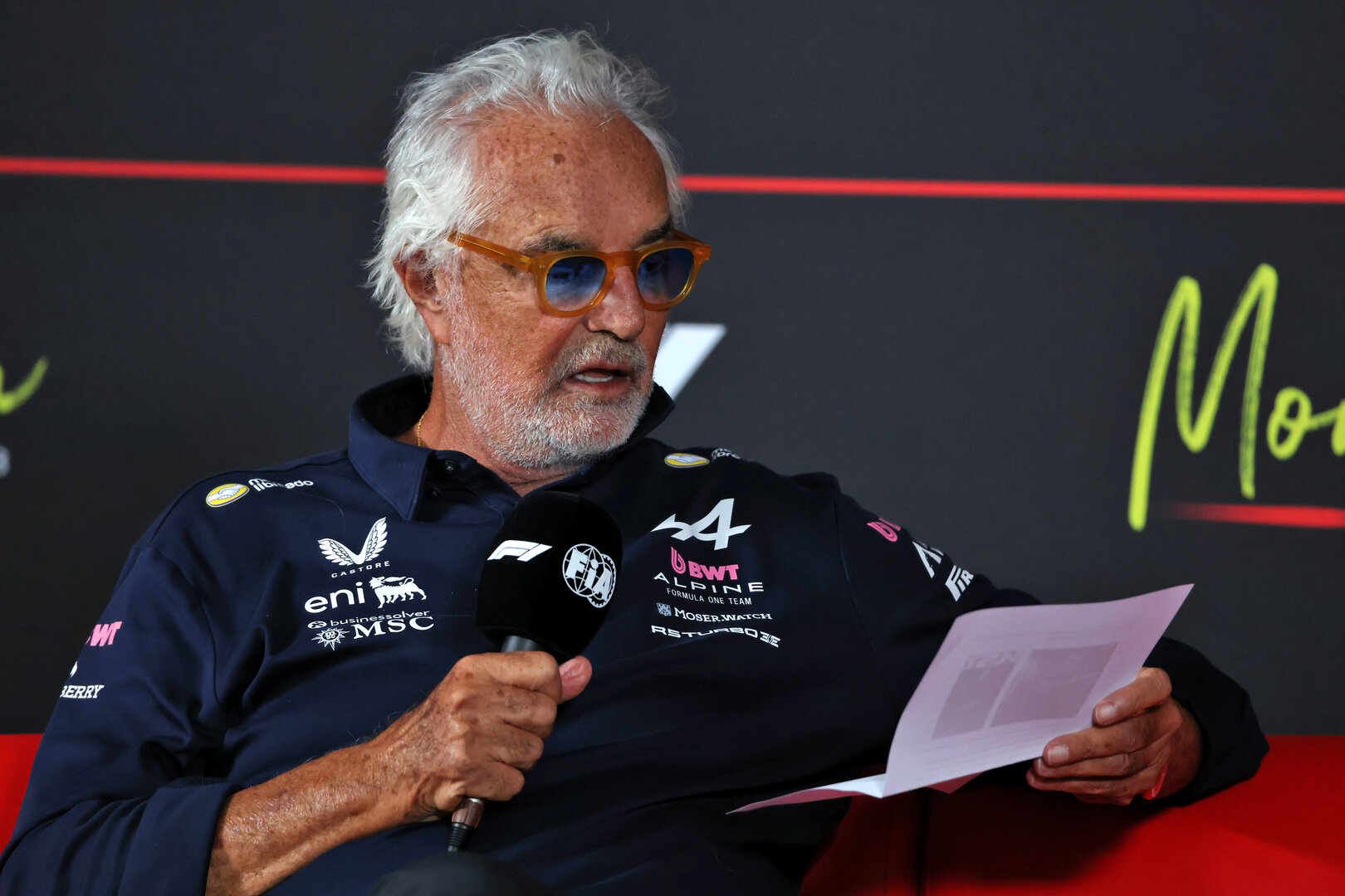 GP ITALIA, Flavio Briatore (ITA) Alpine F1 Team Executive Advisor in the FIA Press Conference.
04.09.2026. Formula 1 World Championship, Rd 13, Italian Grand Prix, Monza, Italy, Practice Day.
- www.xpbimages.com, EMail: requests@xpbimages.com © Copyright: Rew / XPB Images