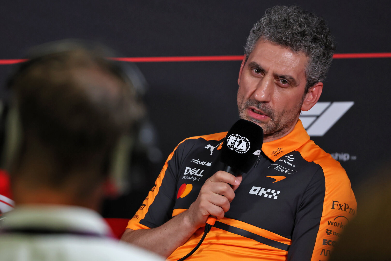 GP ITALIA, Andrea Stella (ITA) McLaren F1 Team Team Principal in the FIA Press Conference.
04.09.2026. Formula 1 World Championship, Rd 13, Italian Grand Prix, Monza, Italy, Practice Day.
- www.xpbimages.com, EMail: requests@xpbimages.com © Copyright: Rew / XPB Images