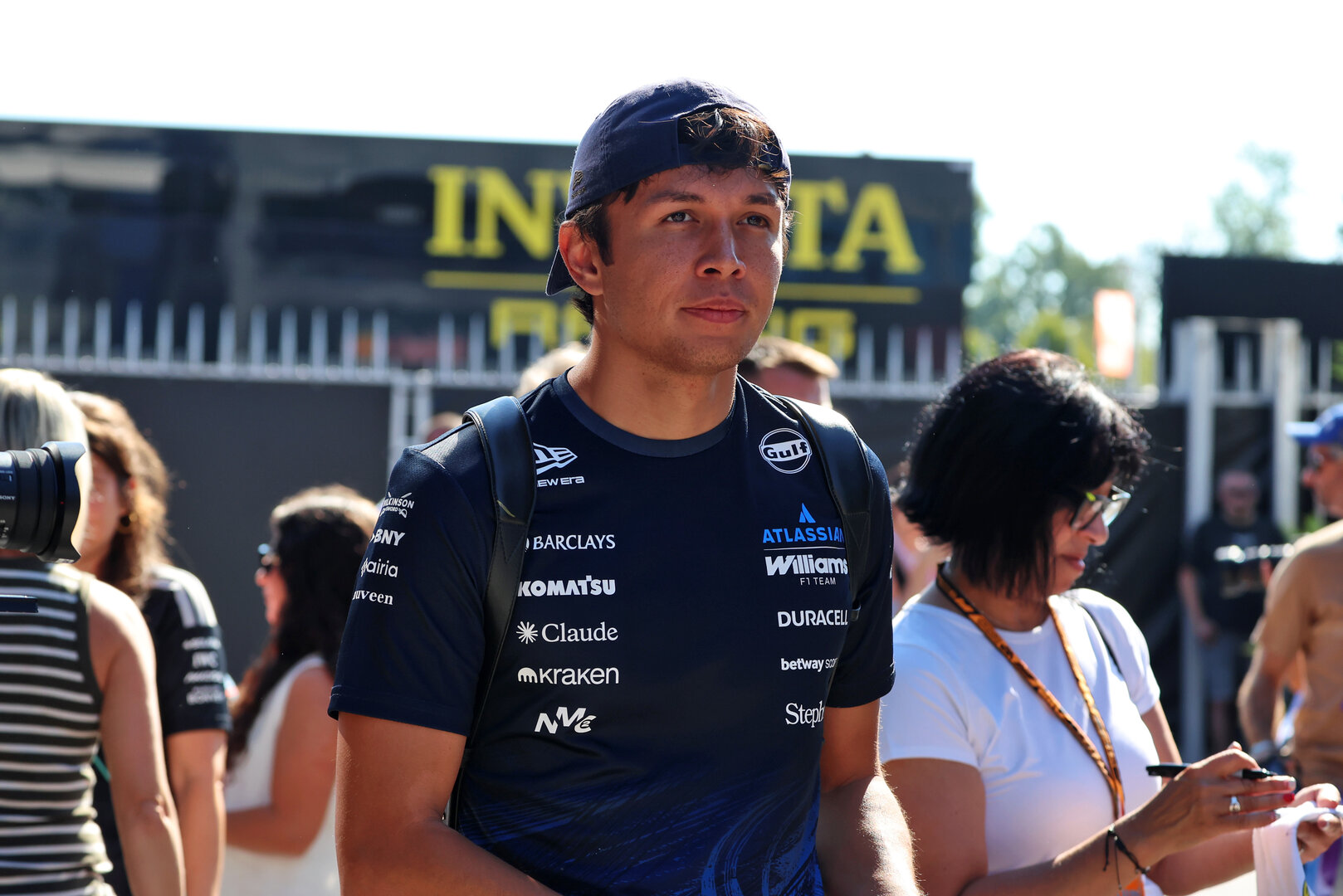 GP ITALIA, Alexander Albon (THA) Williams F1 Team.
04.09.2026. Formula 1 World Championship, Rd 13, Italian Grand Prix, Monza, Italy, Practice Day.
 - www.xpbimages.com, EMail: requests@xpbimages.com © Copyright:  Rew / XPB Images