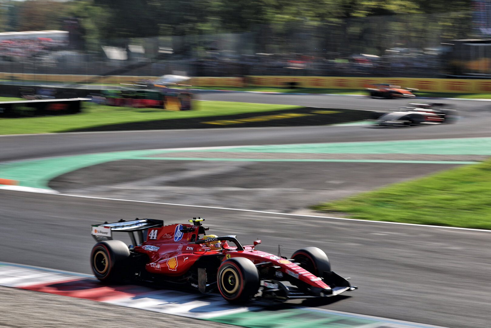 GP ITALIA, Lewis Hamilton (GBR) Ferrari SF-26.
04.09.2026. Formula 1 World Championship, Rd 13, Italian Grand Prix, Monza, Italy, Practice Day.
 - www.xpbimages.com, EMail: requests@xpbimages.com © Copyright:  Rew / XPB Images