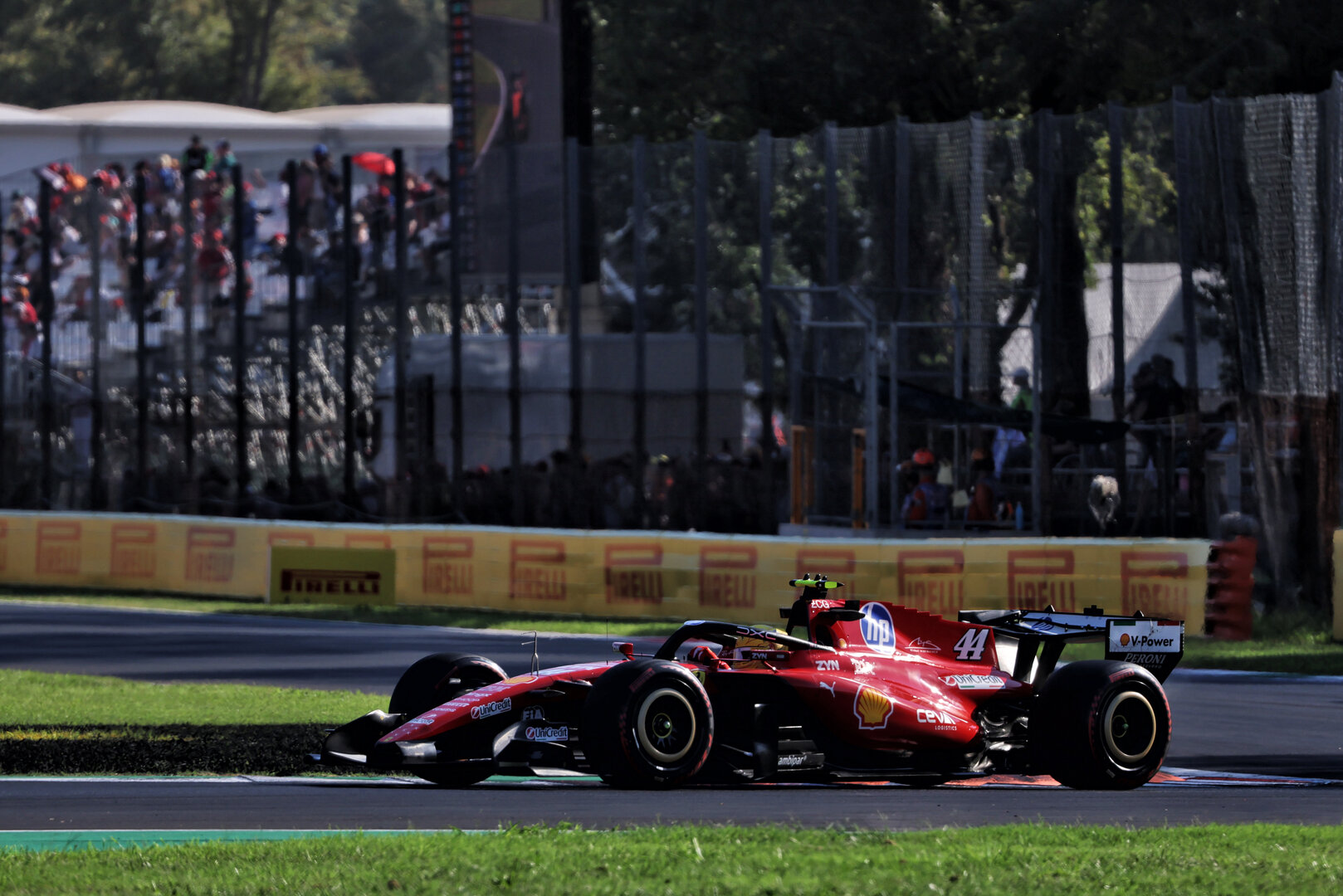 GP ITALIA, Lewis Hamilton (GBR) Ferrari SF-26.
04.09.2026. Formula 1 World Championship, Rd 13, Italian Grand Prix, Monza, Italy, Practice Day.
 - www.xpbimages.com, EMail: requests@xpbimages.com © Copyright:  Rew / XPB Images